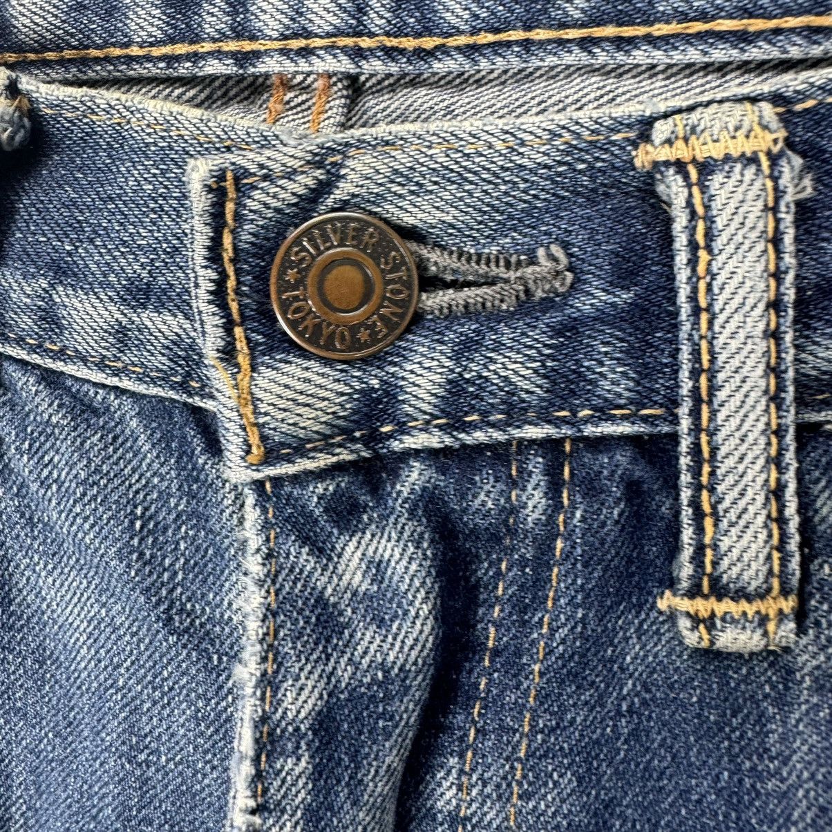 The Silver Stone ❄️SILVER STONE PATCHWORK DENIM JEANS PANTS LIKE KAPITAL Size US 30 / EU 46 - 6 Thumbnail