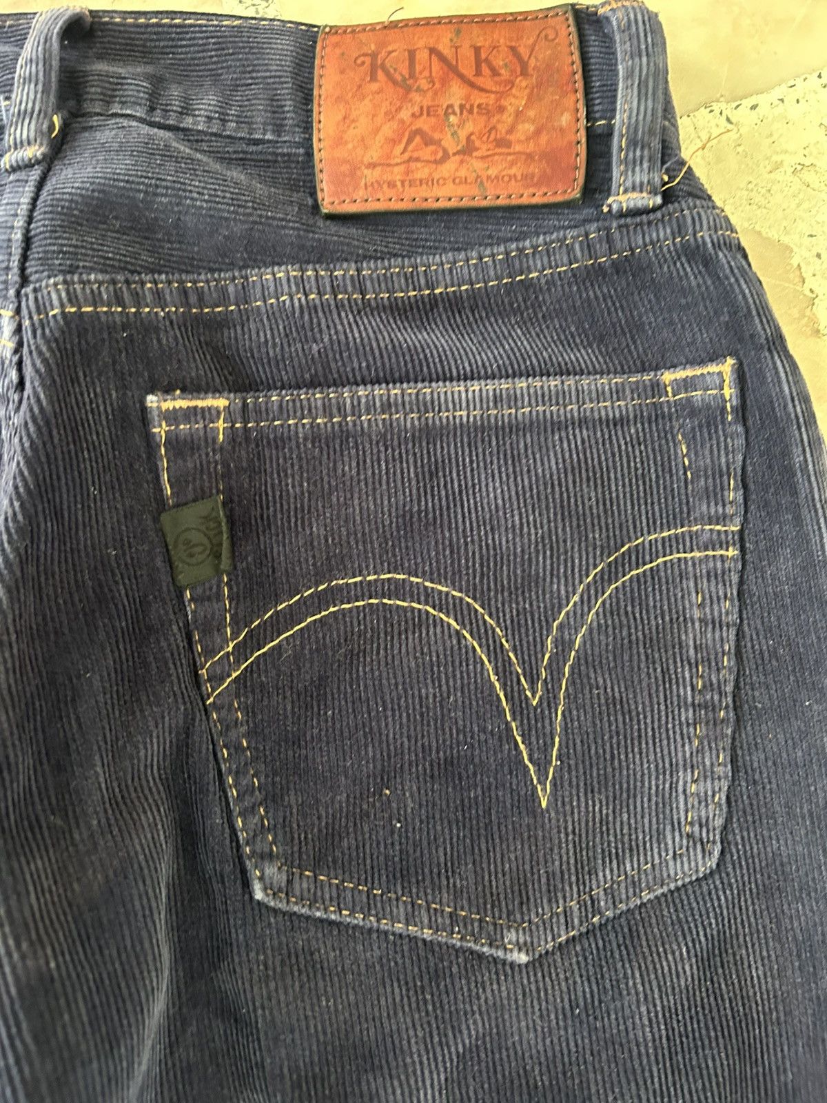 Hysteric Glamour Kinky Hysteric Glamour Vintage Japan Corduroy Blue Size 25" / US 0 / IT 36 - 8 Thumbnail