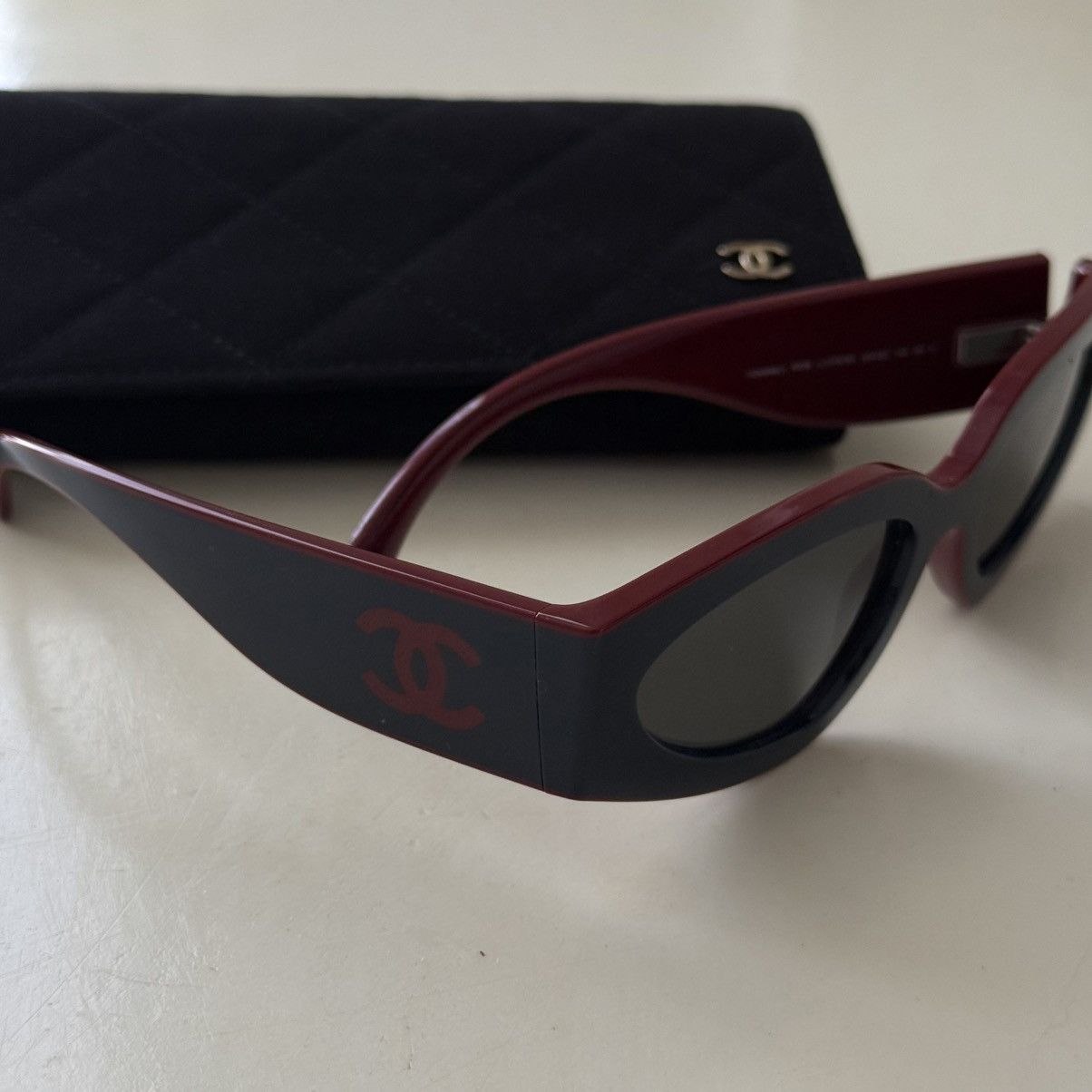 Chanel CHANEL Cat Eye Sunglasses 0 Ch6056 1773 B1 Size ONE SIZE - 5 Thumbnail