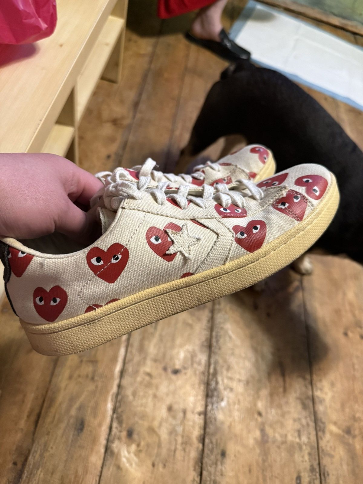 Comme des Garcons PLAY × Converse Very nice Size US 9 / EU 42 - 2 Thumbnail