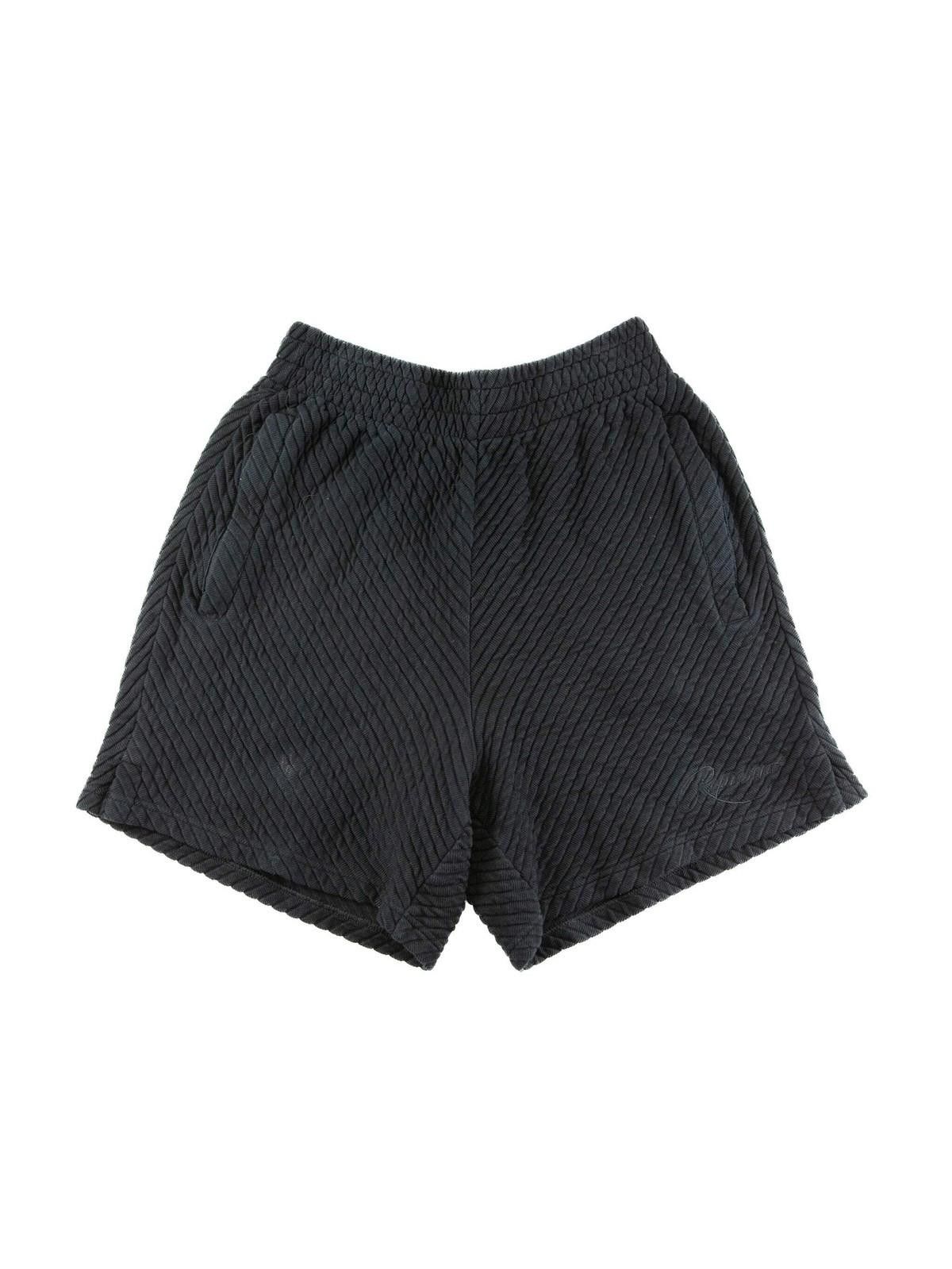 Represent Clo. Represent Mens Black Ottoman Shorts Small Black Size US 30 / EU 46 - 1 Thumbnail