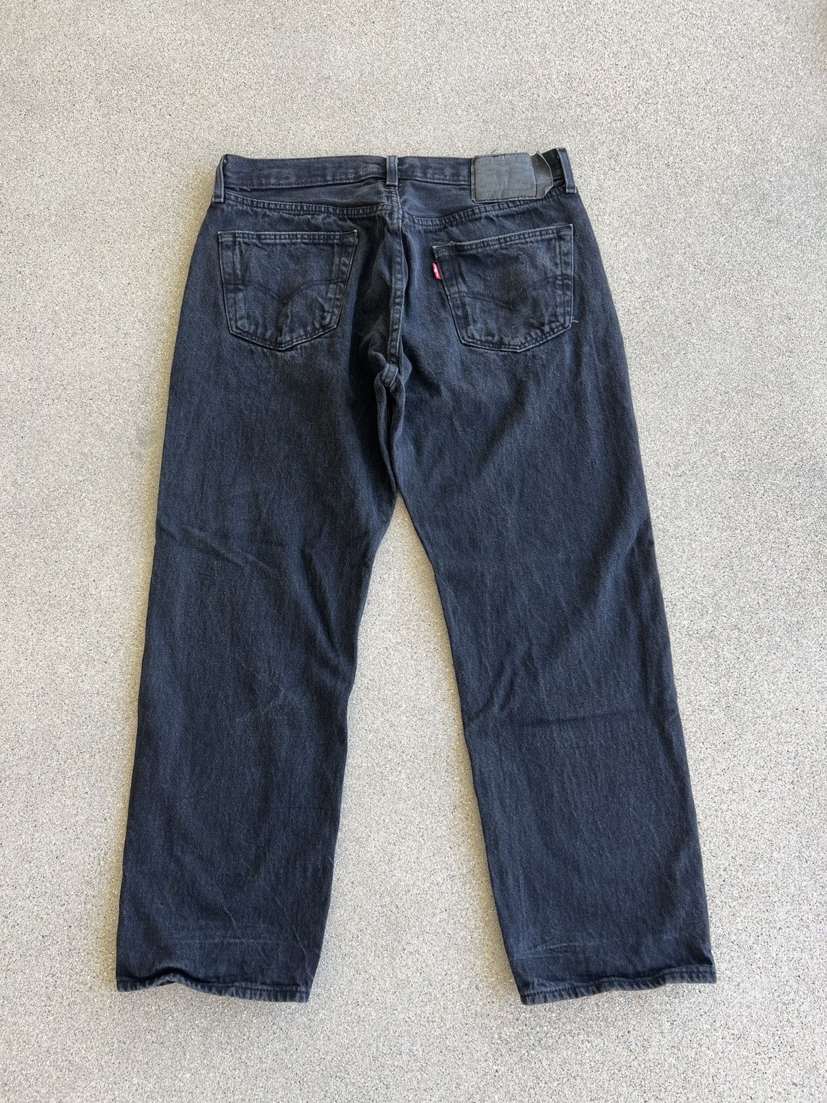 Levi's Vintage 2010s Black Levi’s 501 Relax Fit Jeans Size 36x30 Size US 36 / EU 52 - 2 Thumbnail