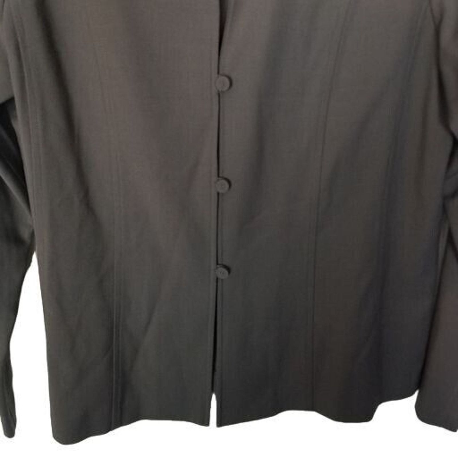 Eileen Fisher Vintage Eileen Fisher Womens Wool Blouse Cardigan Blazer M Size M / US 6-8 / IT 42-44 - 3 Thumbnail