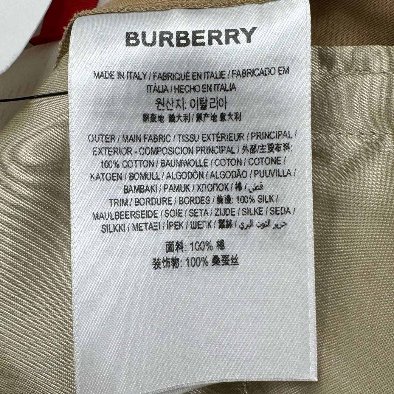Burberry BURBERRY Tapered Pant Trouser Silk Scarf Belt SOCIETY NWT Size 25" / US 0 / IT 36 - 18 Thumbnail