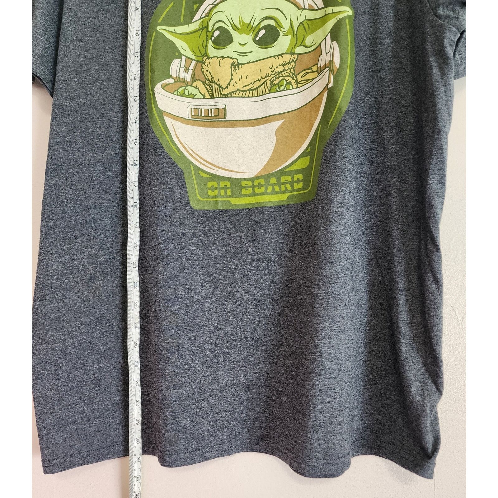 Star Wars Star Wars Grogu Gray T-Shirt Size XL Size US XL / EU 56 / 4 - 4 Thumbnail