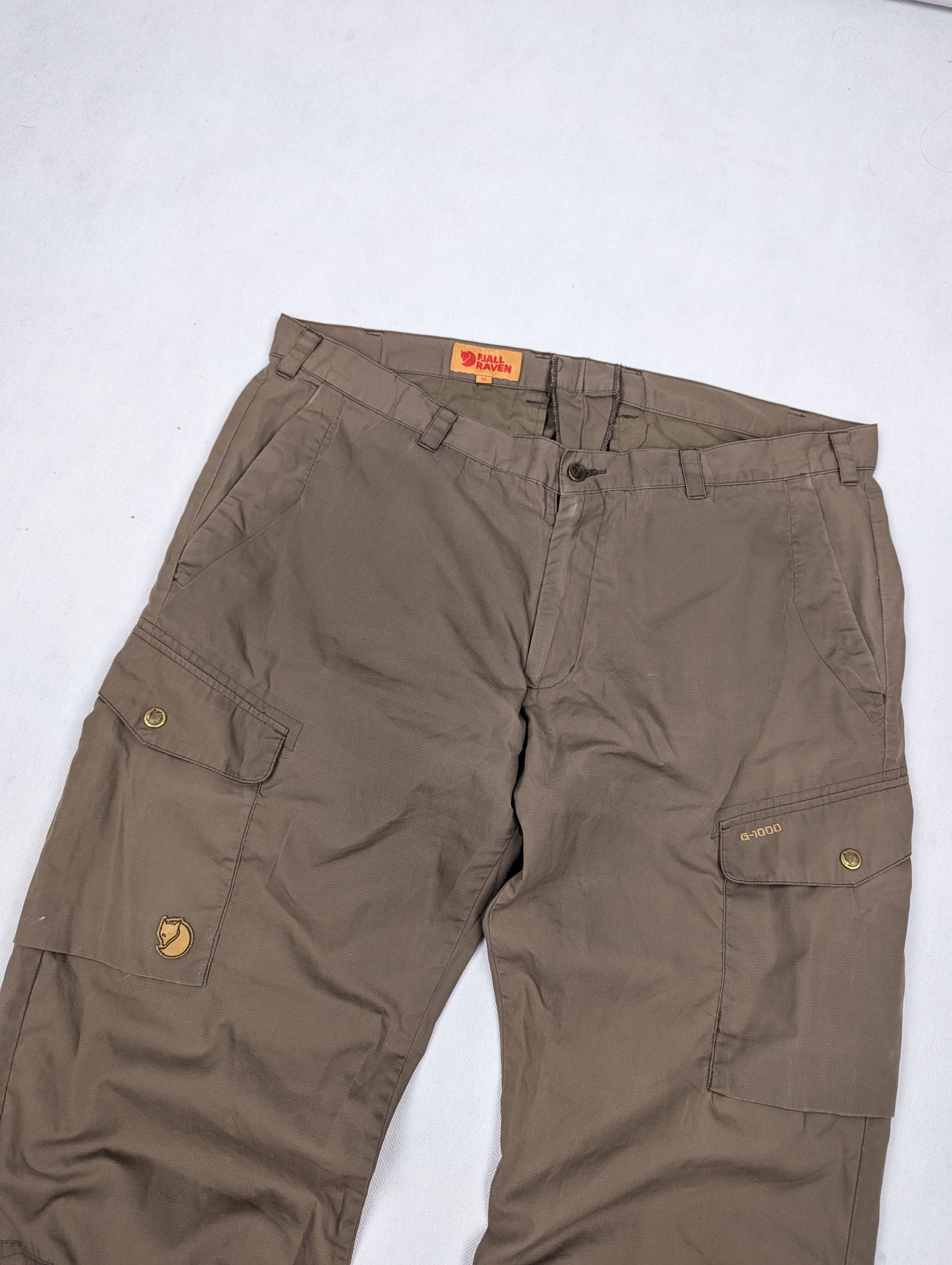 Fjallraven Fjallraven brown cargo pants trousers 58 Size US 42 / EU 58 - 2 Thumbnail