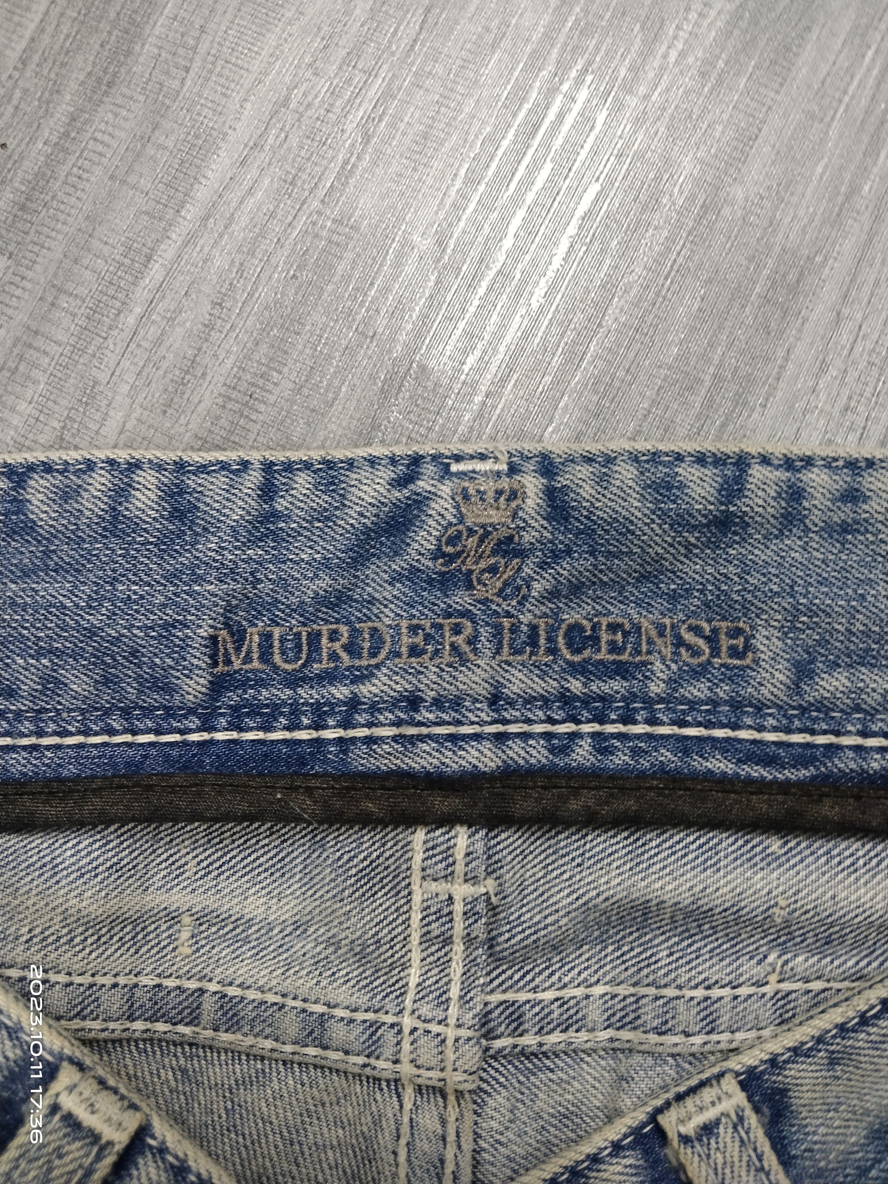 Murder License FLARE SICK MURDER LICENSE🇯🇵DENIM PANTS Size US 29 - 7 Thumbnail