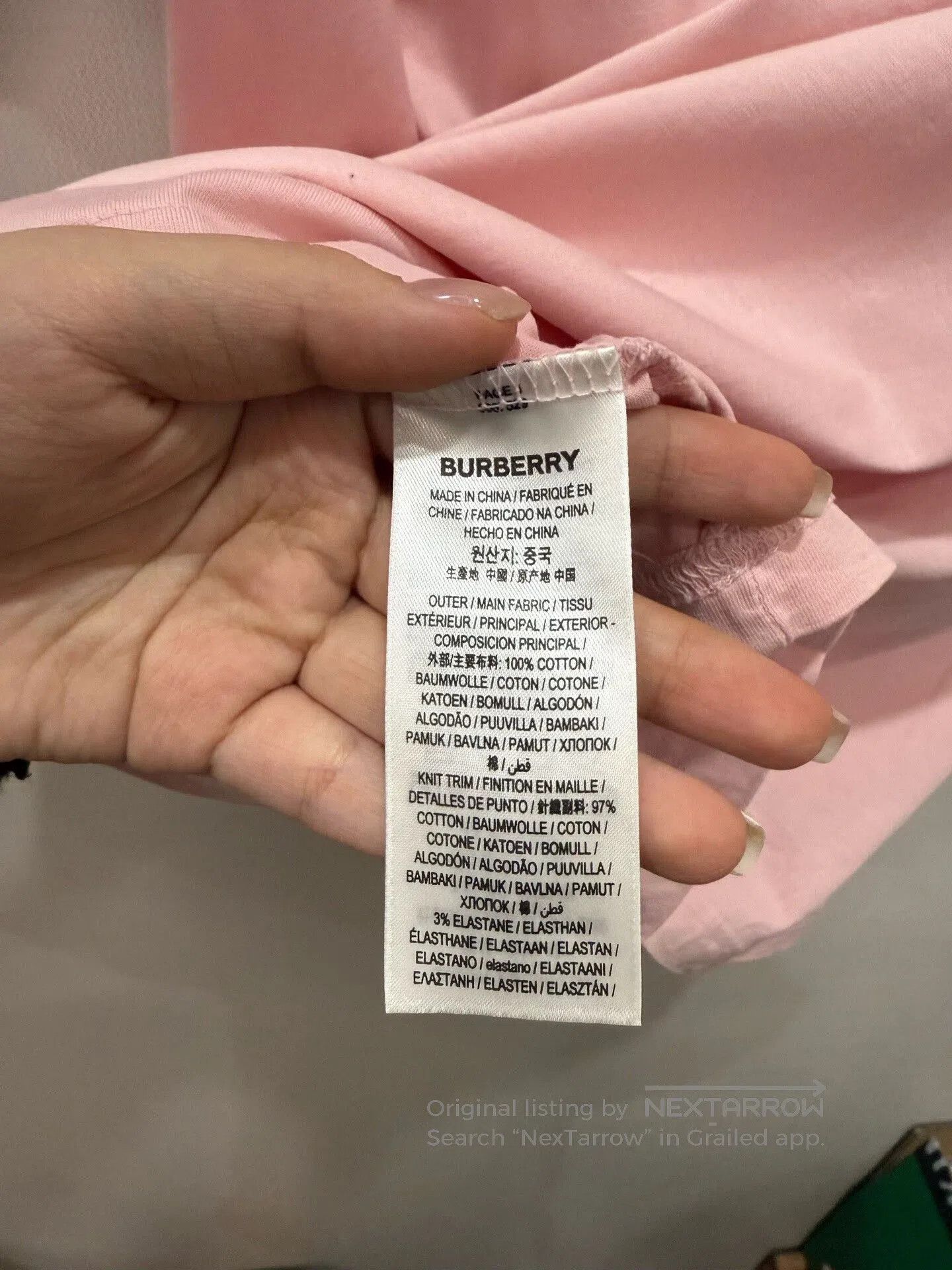 Burberry Burberry Crewneck T. Size L / US 10 / IT 46 - 4 Thumbnail