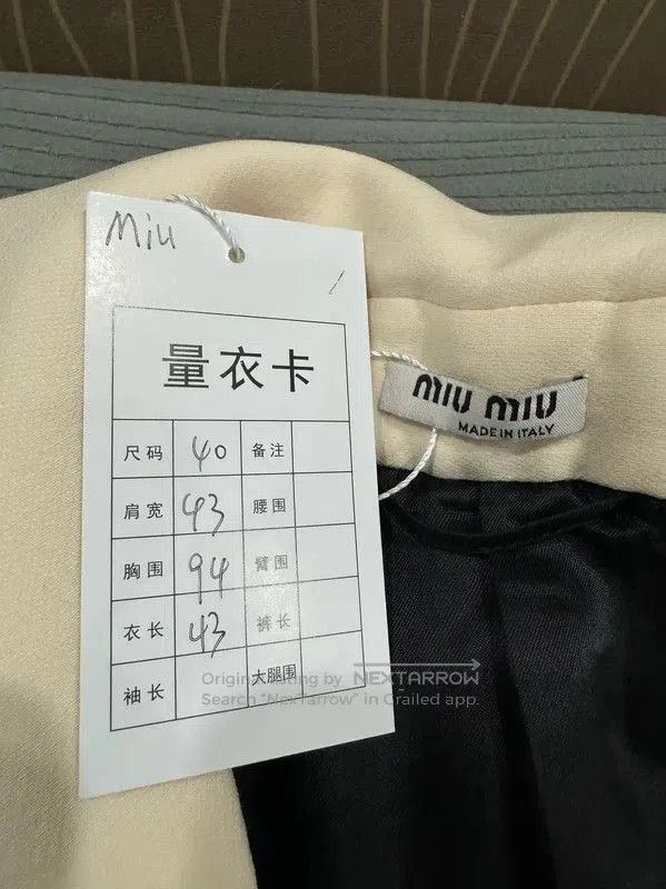 Miu Miu Miu Miu Black Wool Women's Jacket . Size M / US 6-8 / IT 42-44 - 4 Thumbnail