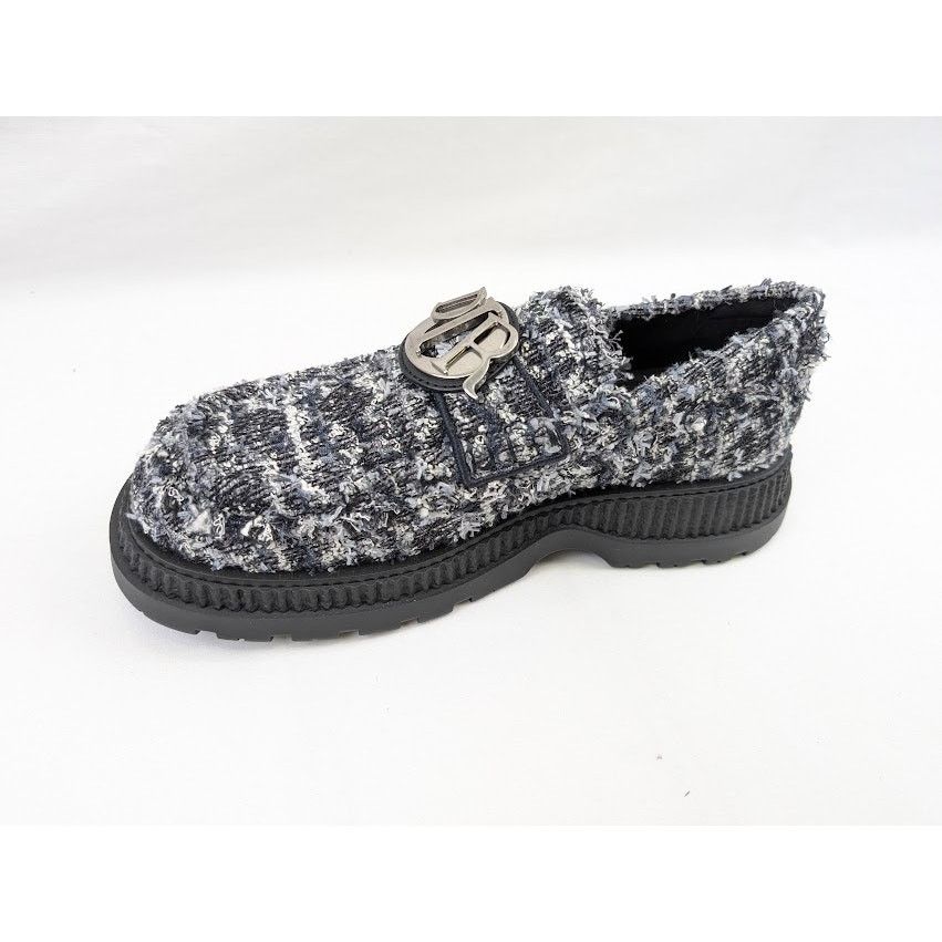 Dior o1rshd1 Buffalo Loafers Fabric in Navy Blue Size US 9 / EU 42 - 8 Thumbnail