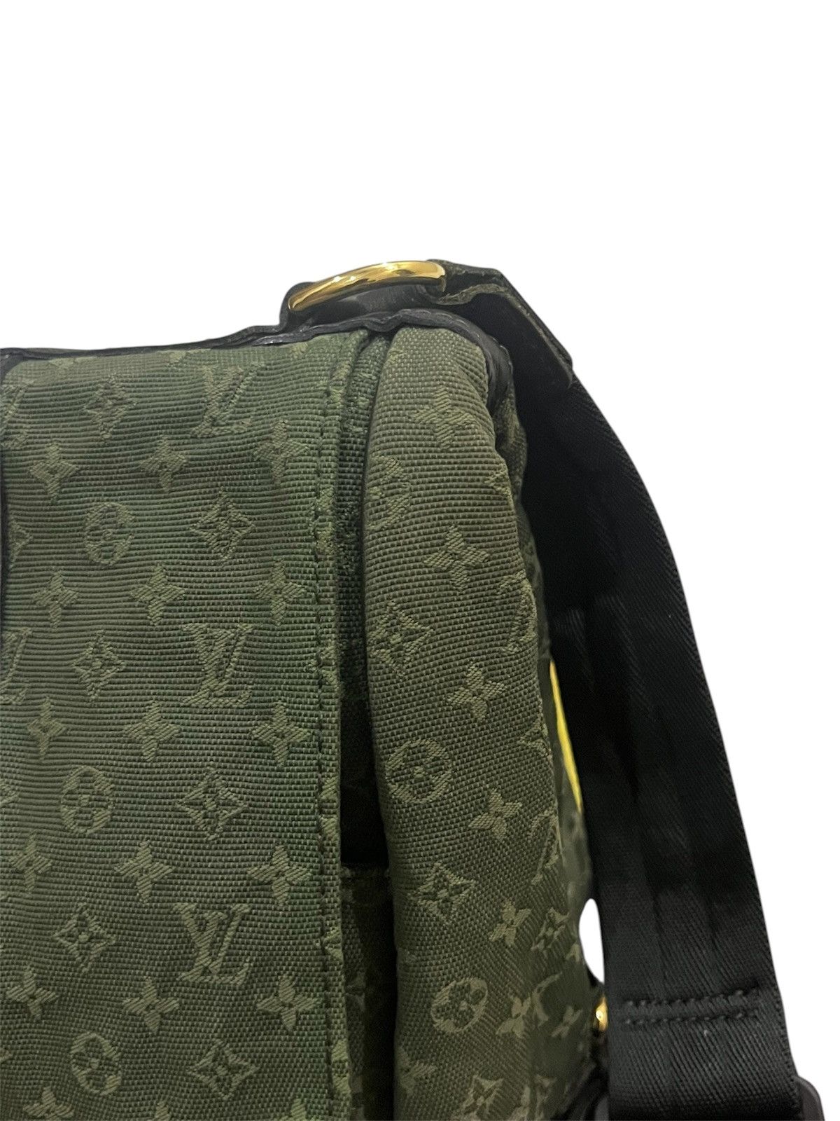 Louis Vuitton LOUIS VUITTON KHAKI MONOGRAM MINI LIN MAMAN BAG Size ONE SIZE - 19 Thumbnail