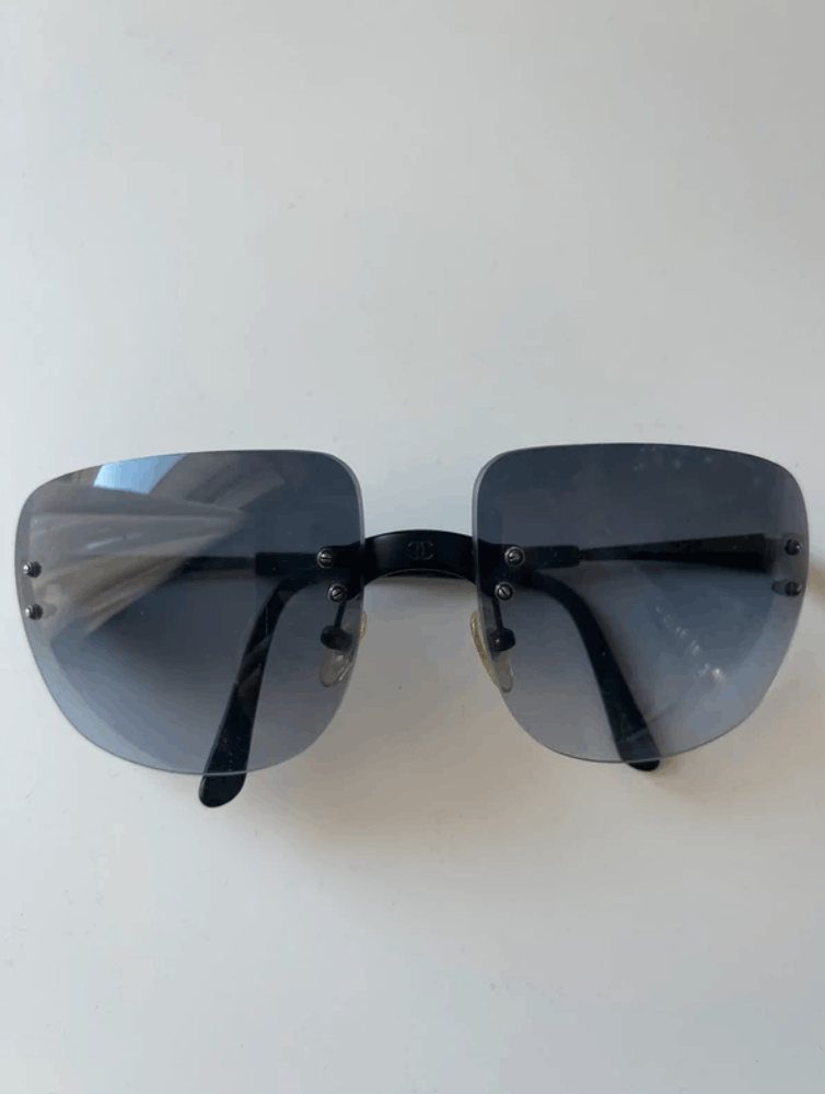 Chanel CHANEL Sunglasses 4006 Rhinestone 4017 CCLogo Vintage Size ONE SIZE - 1 Thumbnail
