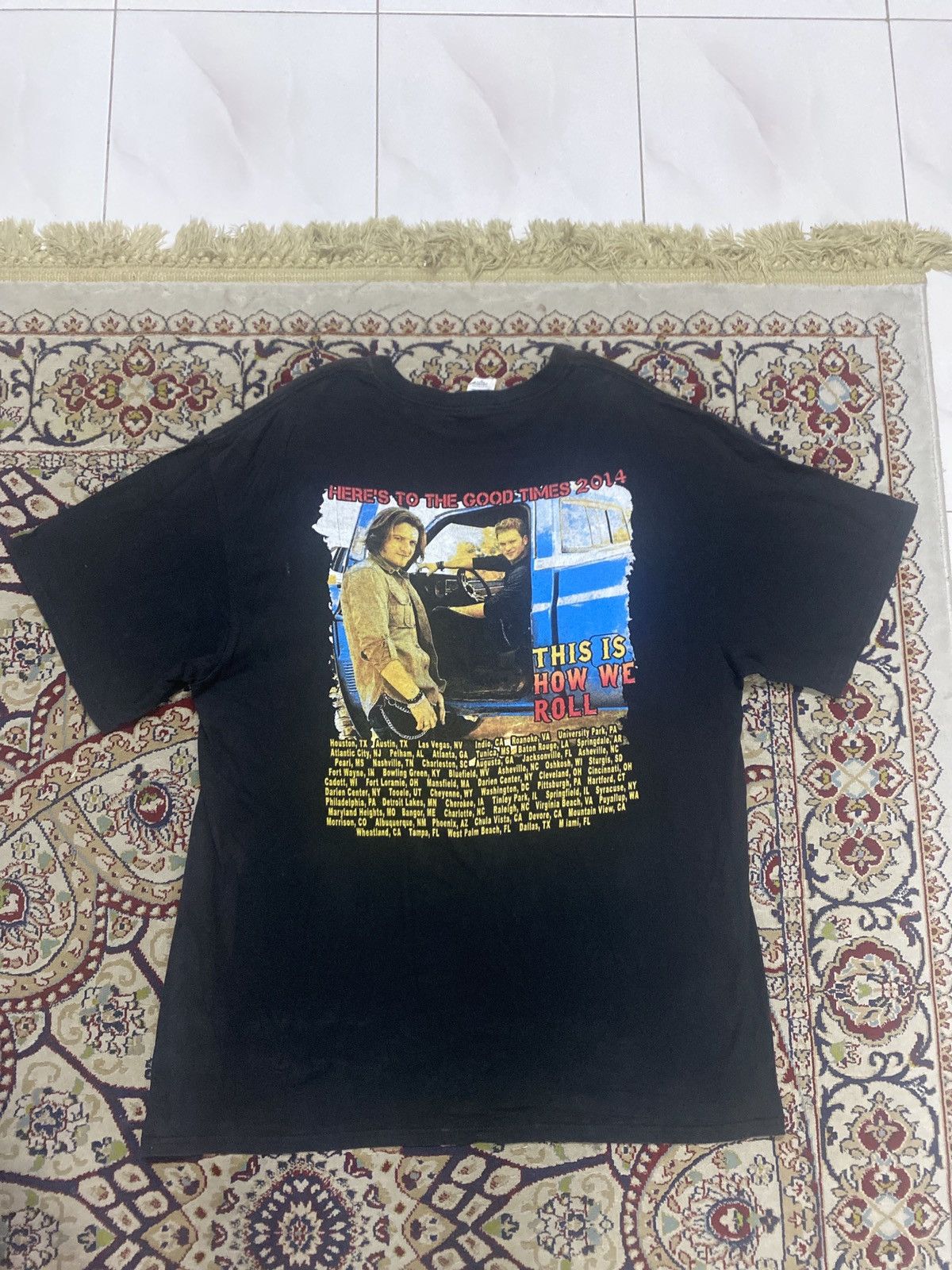 Florida Georgia Line 2014 Tour T-Shirt Here’s To The Good