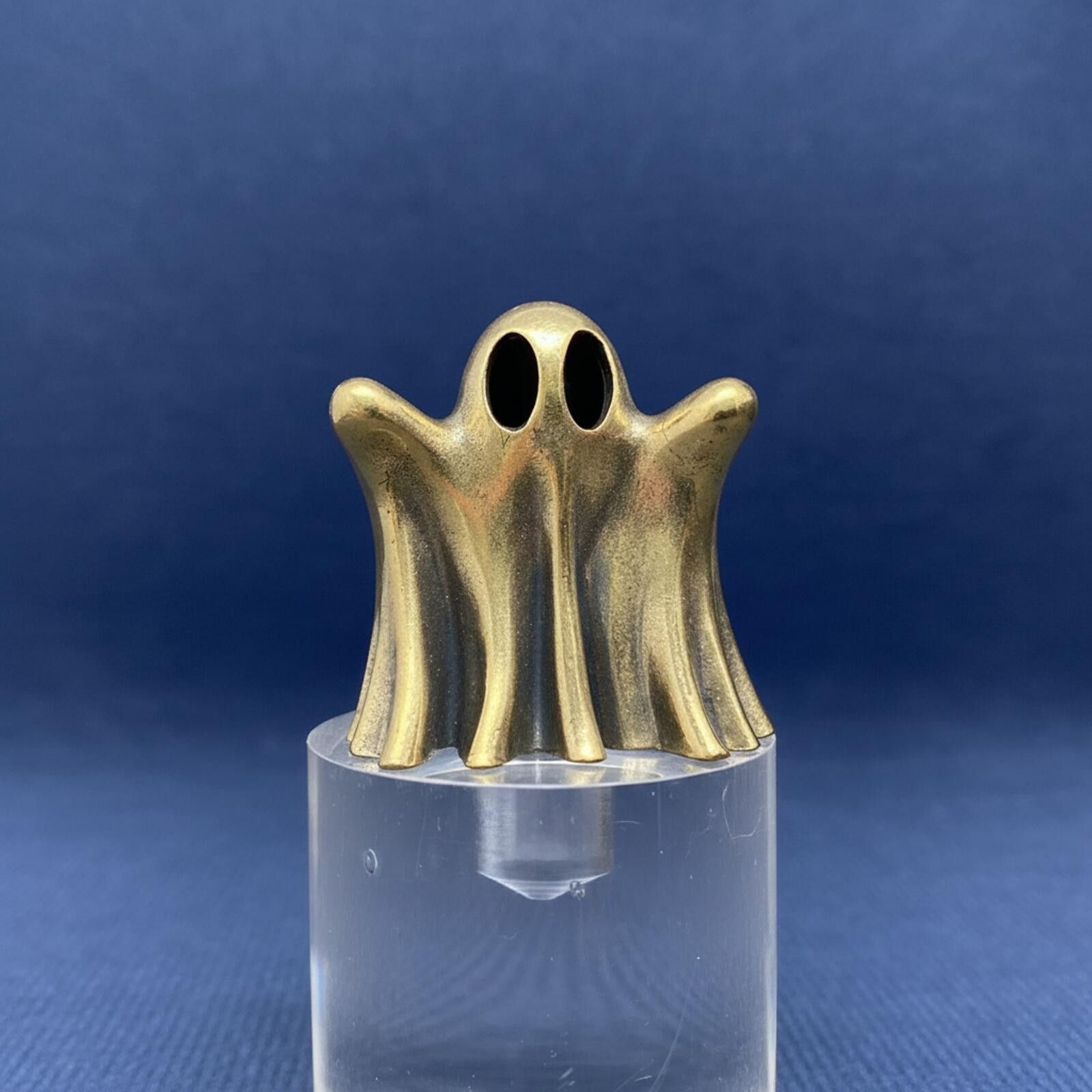 Unknown London Brass Ghost Miniature Figurine Sculpture Size ONE SIZE - 1 Thumbnail