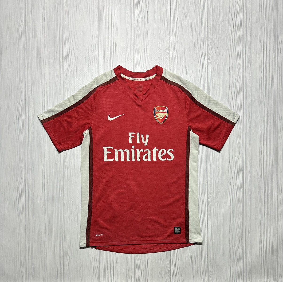 Nike ARSENAL 2008 2010 HOME FOOTBALL SHIRT Nike Jersey Size US S / EU 44-46 / 1 - 1 Thumbnail