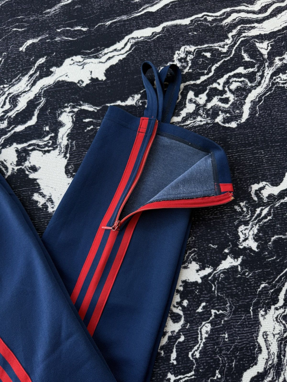 Adidas × Japanese Brand × Vintage Vintage adidas descente trackpants navy blue Size US 28 / EU 44 - 3 Thumbnail