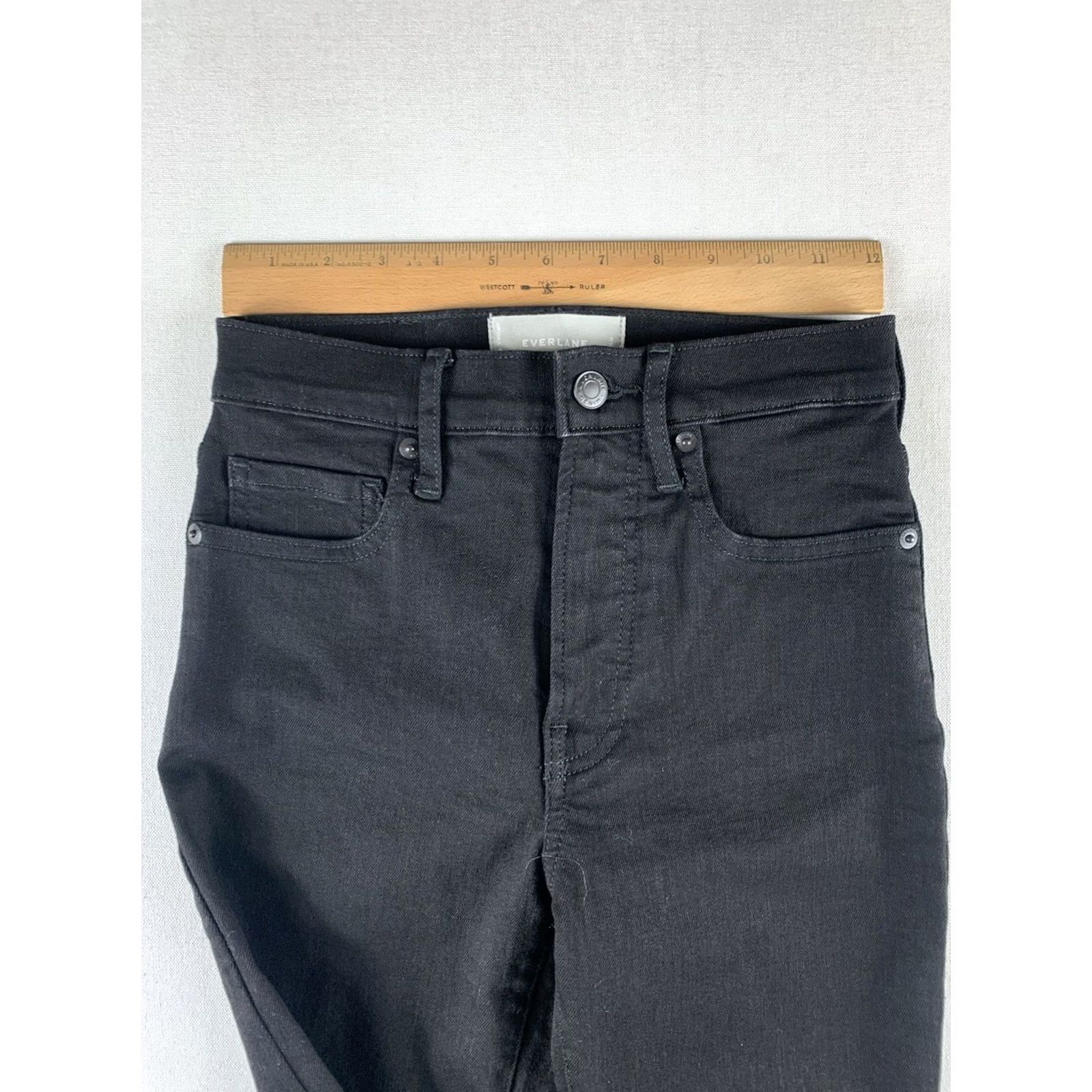 Everlane EVERLANE Jeans Womens Size 25 Skinny Ankle High Rise Black Size 42" / US 20 - 5 Thumbnail