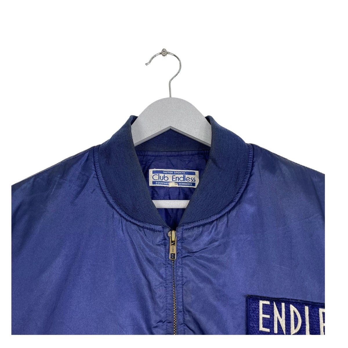 Japanese Brand × Vintage 💥80s JAPAN ENDLESS RACING BOMBER JACKET Size US L / EU 52-54 / 3 - 5 Thumbnail
