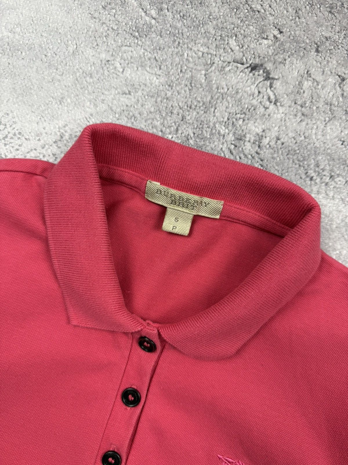 Burberry Burberry Brit Nova Check Pink Polo T-Shirt Y2K Tee Luxury Size S / US 4 / IT 40 - 13 Thumbnail