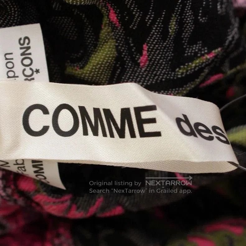Comme des Garcons COMME des GARCONS Pink Floral Vintage Skirt. Size US 26 / EU 42 - 8 Thumbnail