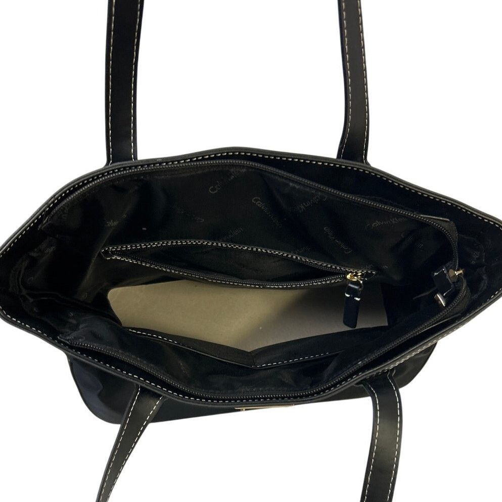 Calvin Klein Calvin Klein Womens Faux Leather Vinyl Shoulder Hand Bag Size ONE SIZE - 3 Thumbnail