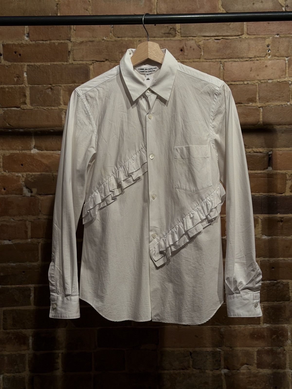 Comme des Garcons Comme Des Garçons Ruffled Button-Up Size M / US 6-8 / IT 42-44 - 1 Thumbnail