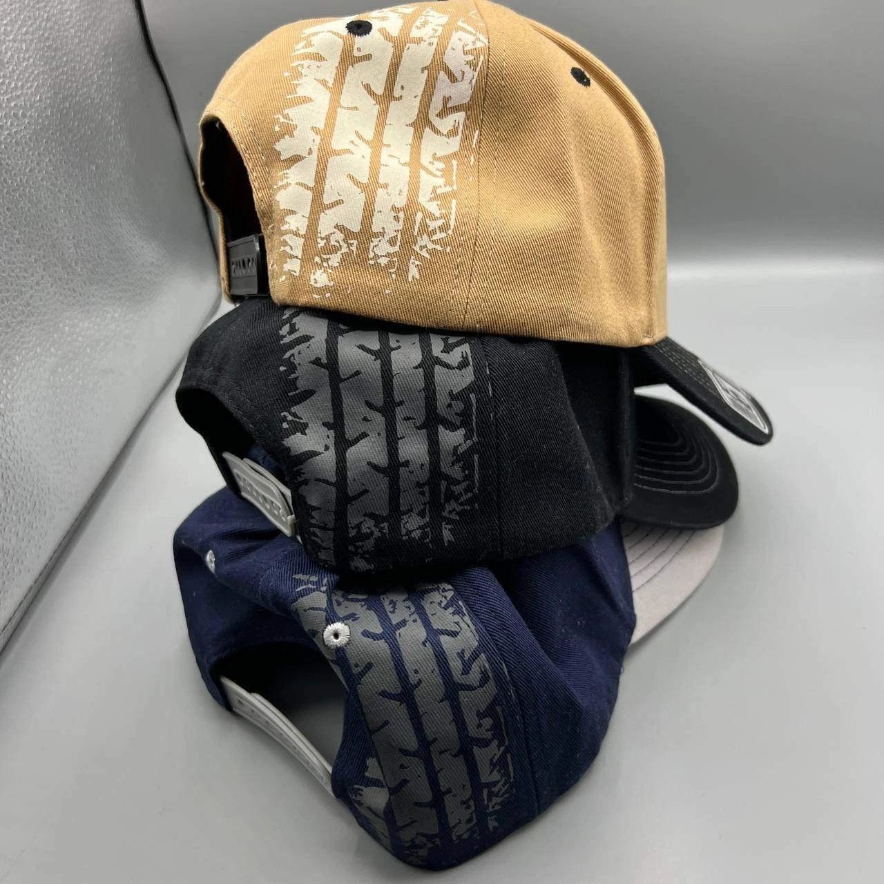 The Unbranded Brand Lot of 3 Number 1 Racing Hat Men Navy Black Beige Snap Back Size ONE SIZE - 5 Thumbnail