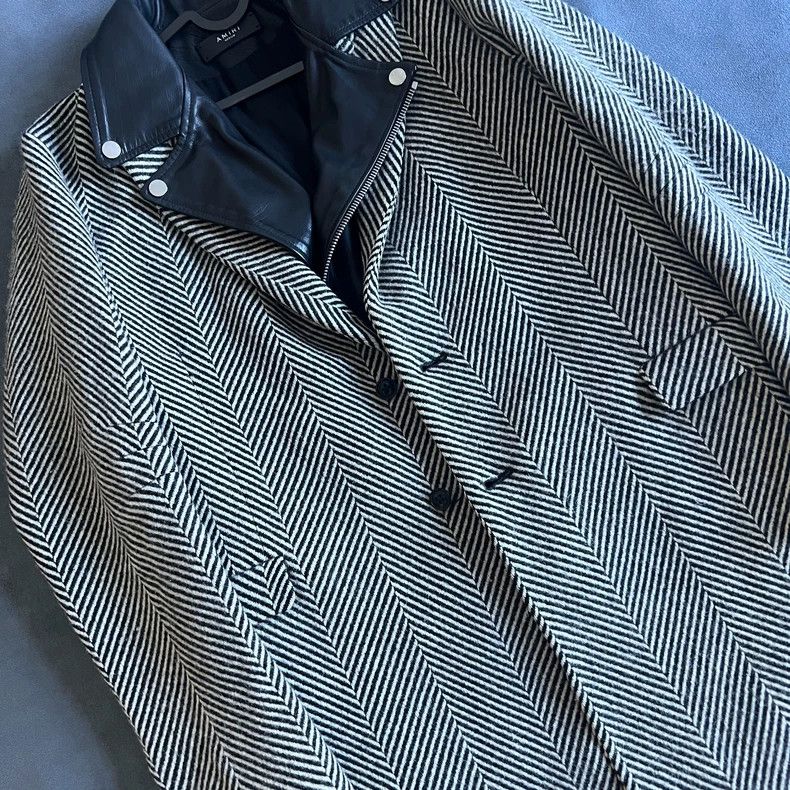 Amiri Amiri Human-patterned coat lined with locomotive leather ja Size US M / EU 48-50 / 2 - 2 Thumbnail