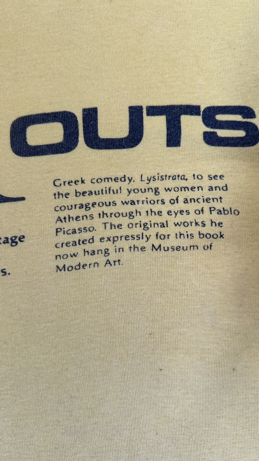 Vintage VINTAGE PICASSO ART TEE Size US S / EU 44-46 / 1 - 5 Thumbnail