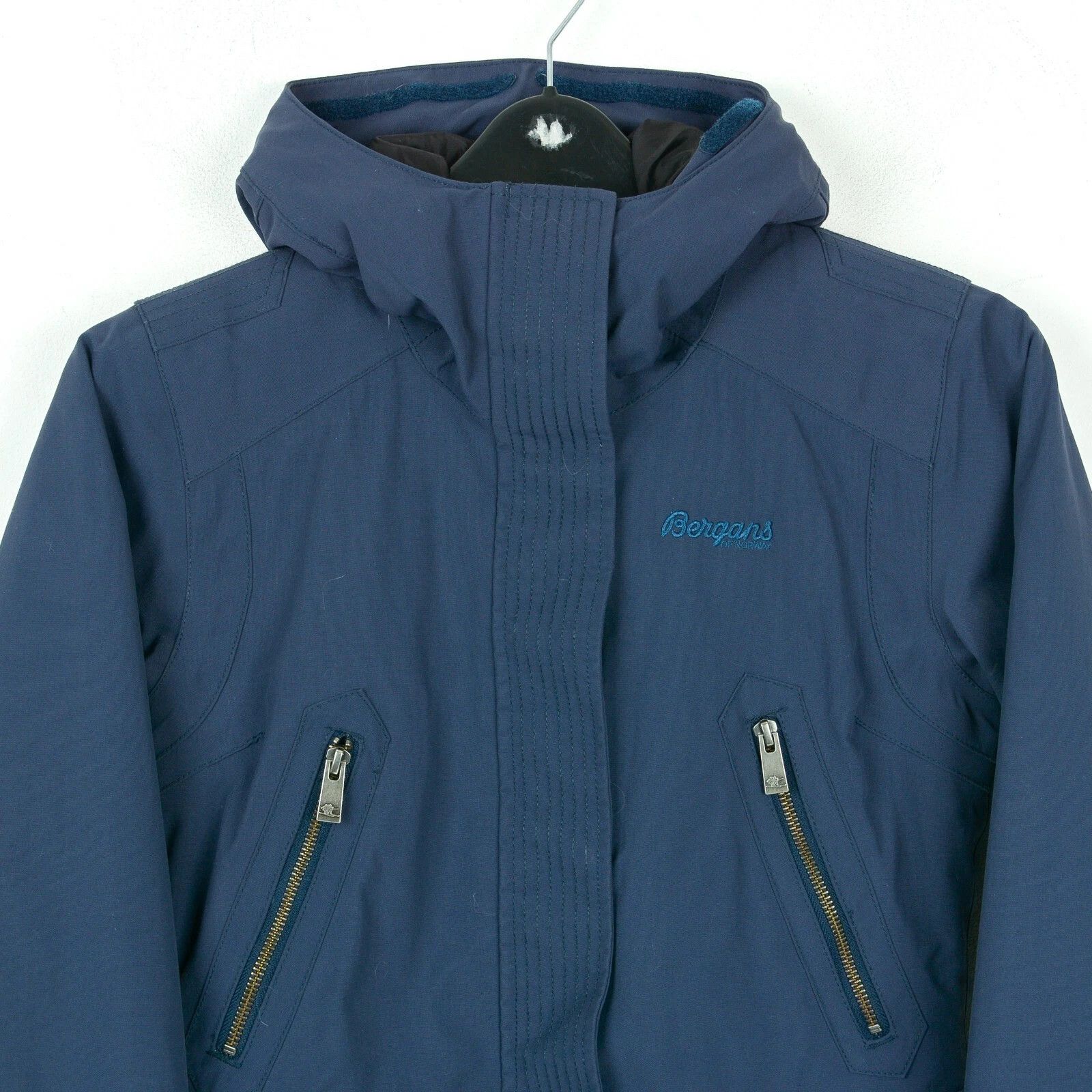 Bergans of Norway Vollen Insulated Lady Coat Women XS Parka Hooded Windbreaker Size XS / US 0-2 / IT 36-38 - 7 Thumbnail