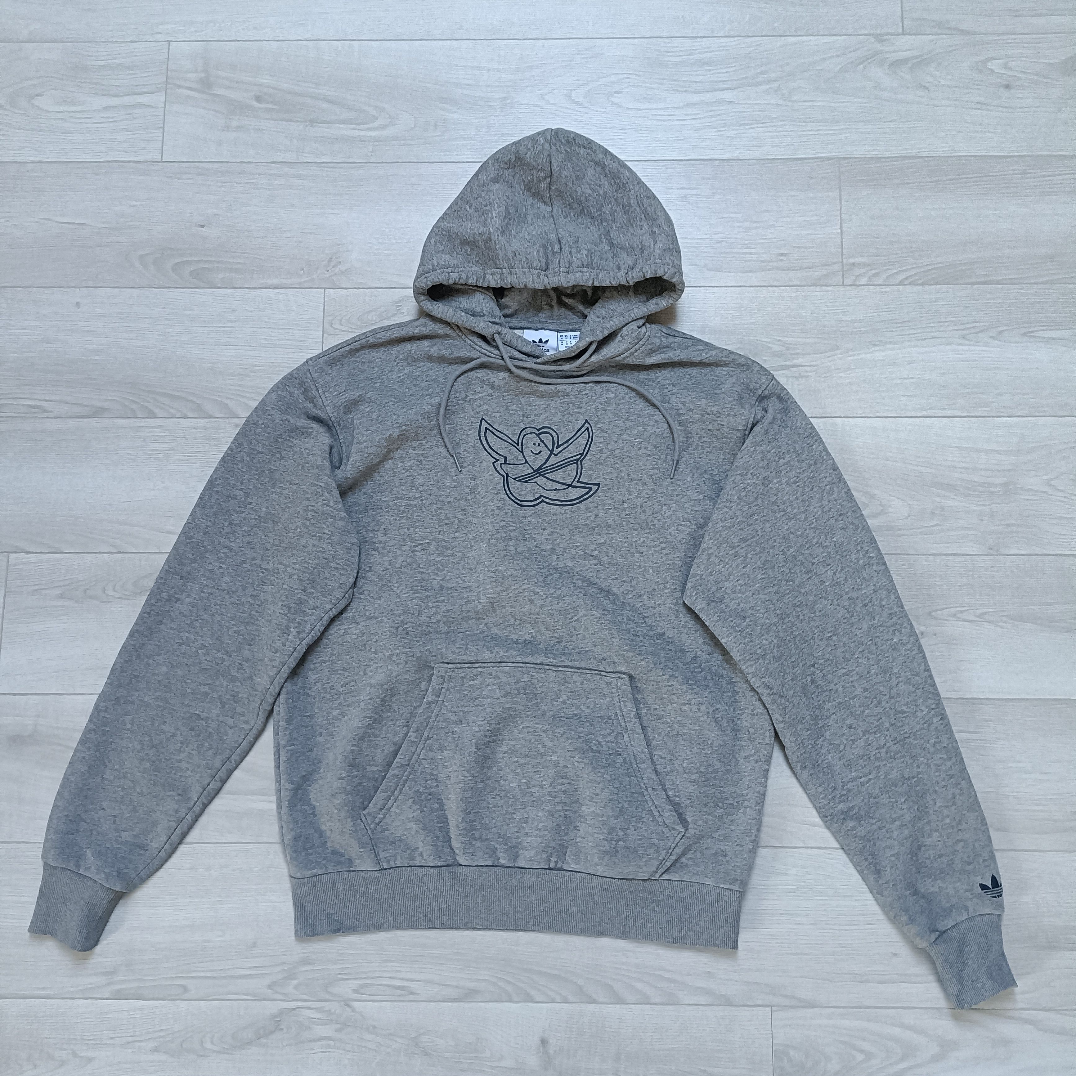 Adidas Shmoo Men's Gray Cotton Hoodie ! Size US M / EU 48-50 / 2 - 1 Thumbnail