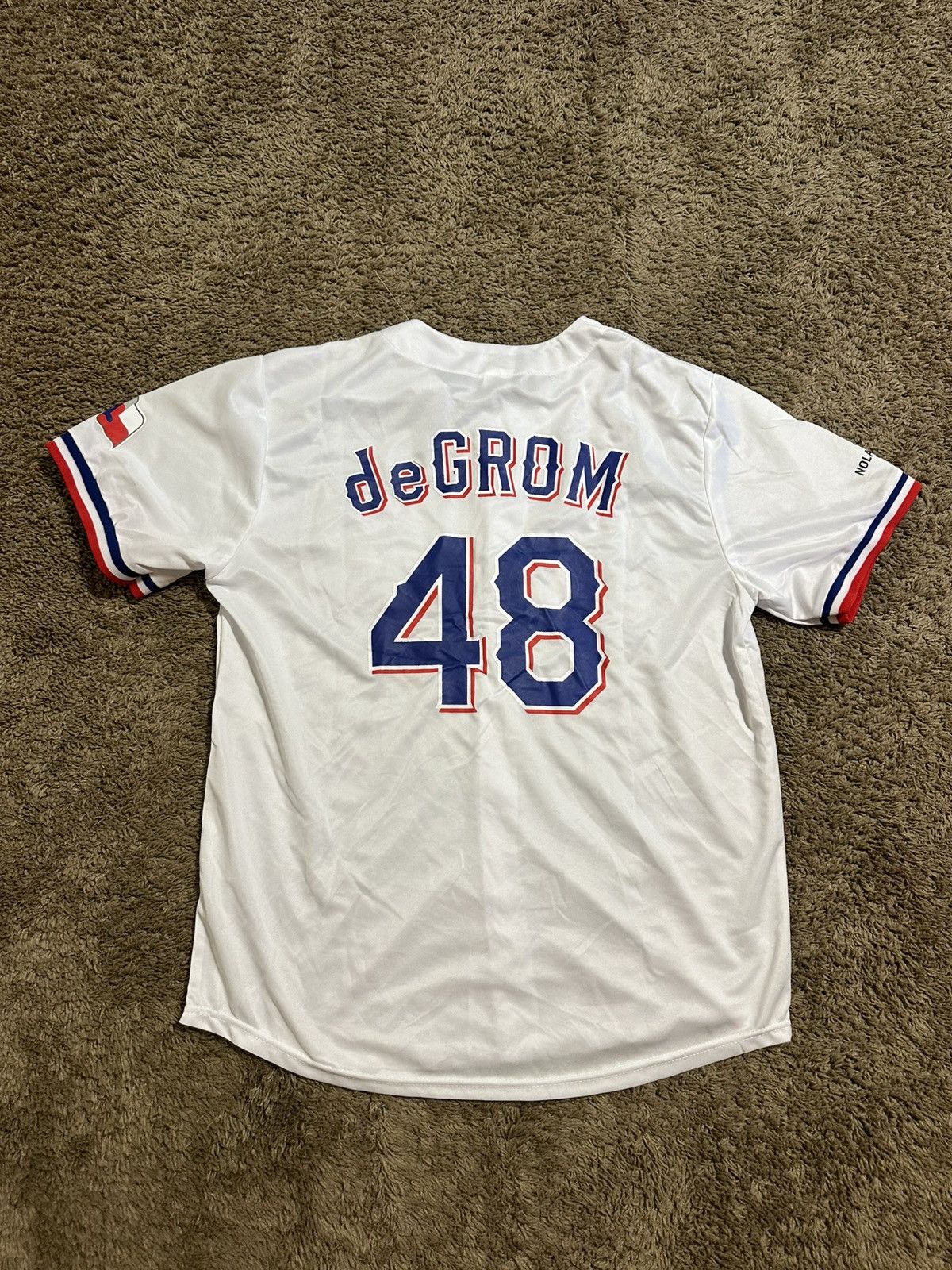 MLB Vintage MLB Texas Rangers “Degrom” jersey 00s size XL Size US XL / EU 56 / 4 - 1 Thumbnail