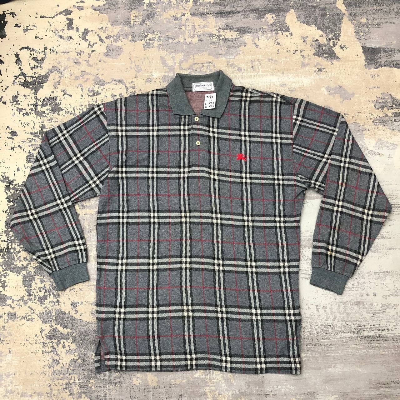 Burberry × Vintage T143 VTG BURBERRYS NOVA CHECK POLO SHIRTS Size US M / EU 48-50 / 2 - 2 Thumbnail