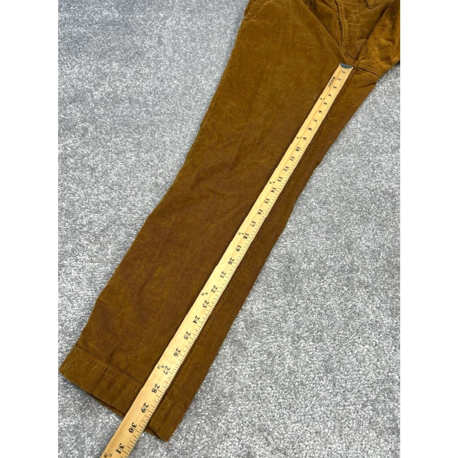 Vintage L.L.Bean Pants Mens Medium Beanflex Corduroy Brown Regular Fit Straight Leg Dress Pants 90s Nature Preppy Mens Size US 31 - 6 Thumbnail