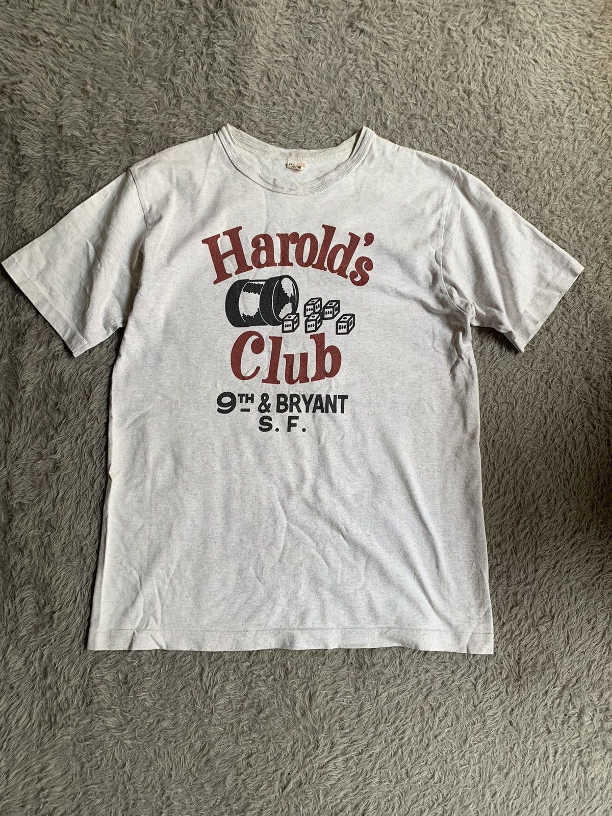 Japanese Brand Vintage Warehouse Japan Harolds Club 9th & Bryant S. F, Tee Size US M / EU 48-50 / 2 - 1 Thumbnail