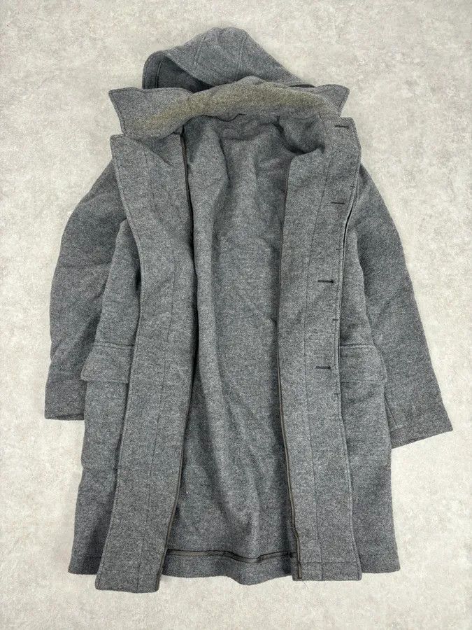 Yves Saint Laurent 2000s Yves Saint Laurent Grey Long Wool Jacket Size US M / EU 48-50 / 2 - 8 Thumbnail