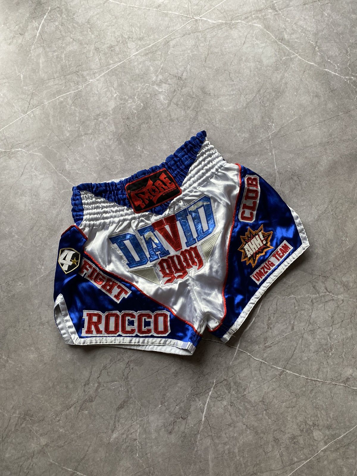 Vintage Vintage THAI4MORE Muay Thai Boxing Training David Gym Shorts Size US 34 / EU 50 - 1 Thumbnail