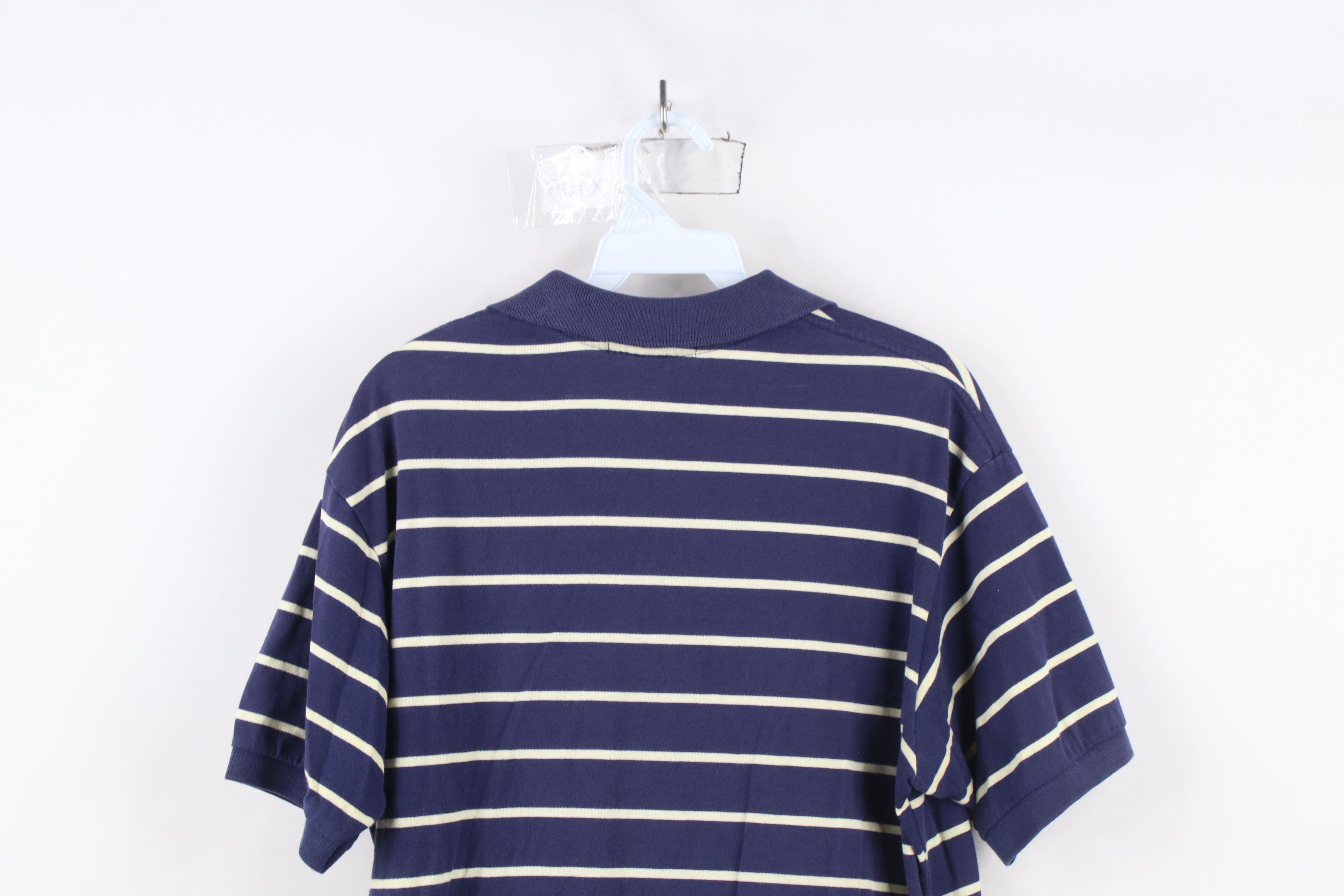Ralph Lauren × Vintage Vintage 90s Ralph Lauren Soft Touch Striped Polo Shirt USA Size US M / EU 48-50 / 2 - 13 Thumbnail