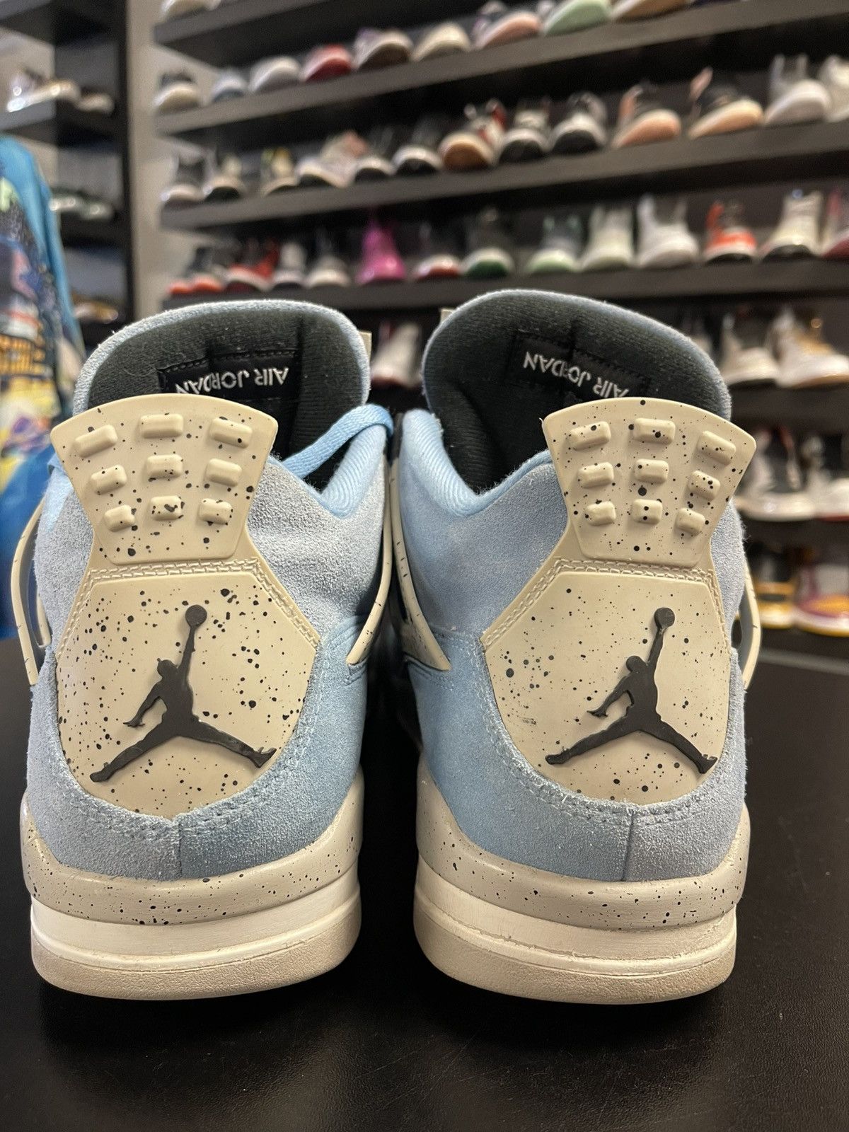 Jordan Brand Size 10.5 - Jordan 4 University Blue Used No Box! Size US 10.5 / EU 43-44 - 4 Thumbnail