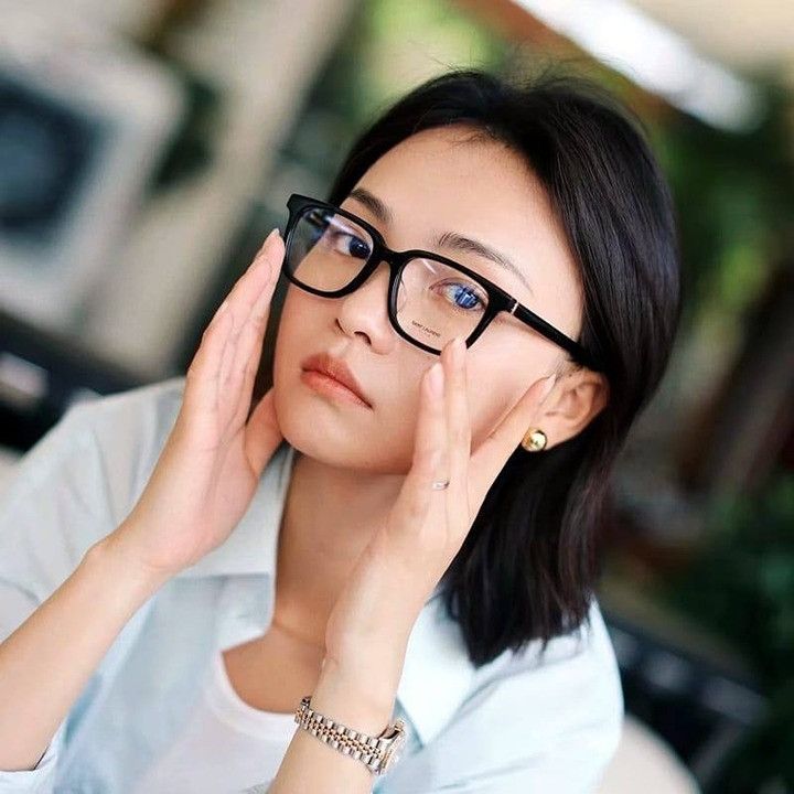 Saint Laurent Paris Saint Laurent SLM110F 005 Eyeglasses Havana 55mm Square Size ONE SIZE - 3 Thumbnail