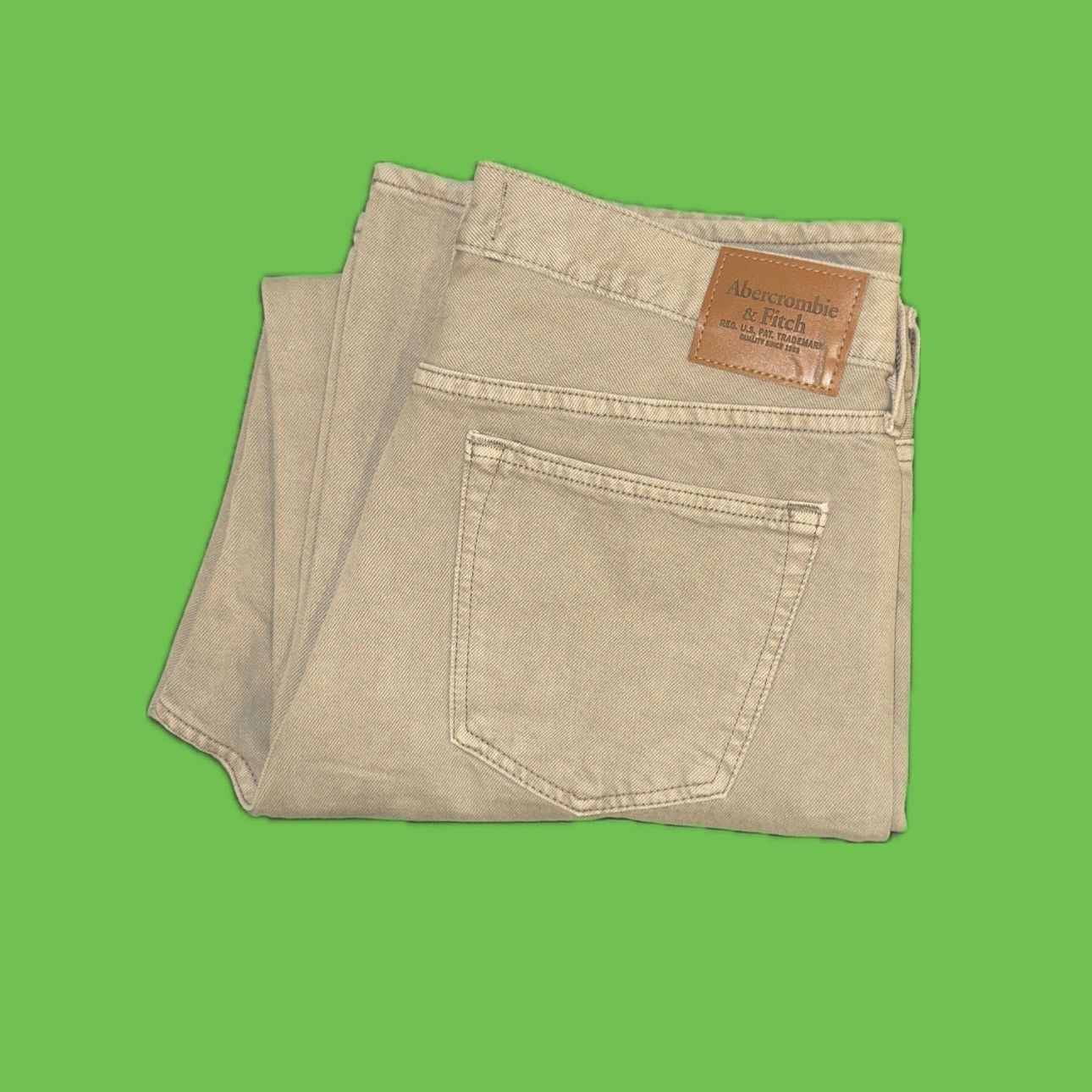 Abercrombie & Fitch Abercrombie Wide Leg Jean Brown Size US 32 / EU 48 - 2 Thumbnail