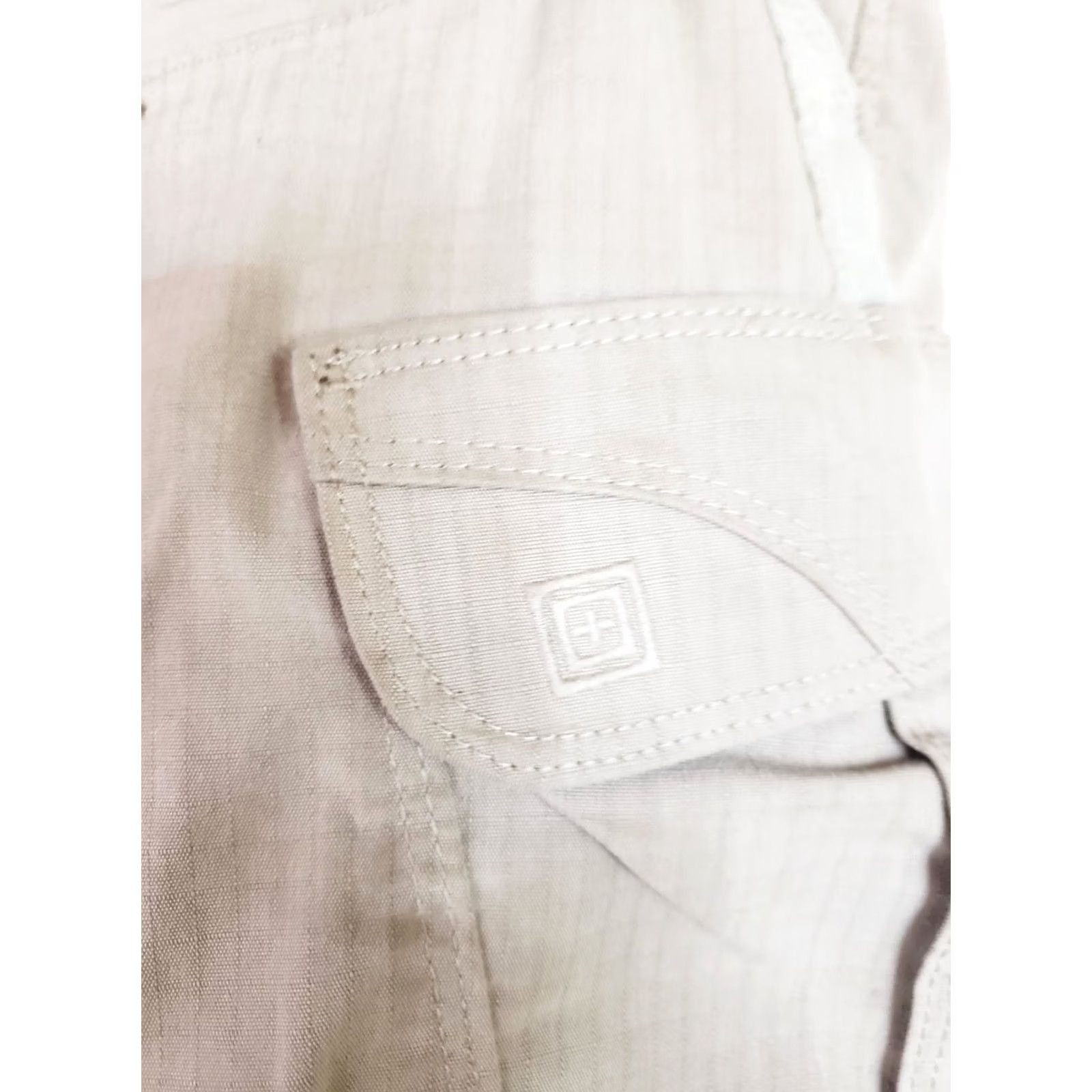 Vintage 5.11 Tactical Series Pants Men 30x30 Workwear Khaki Beige Cargo Pocket Flat Front Ripstop Cotton Poly Blend Mid Rise Straight Leg 30 In inseam Mens Size US 30 / EU 46 - 5 Thumbnail