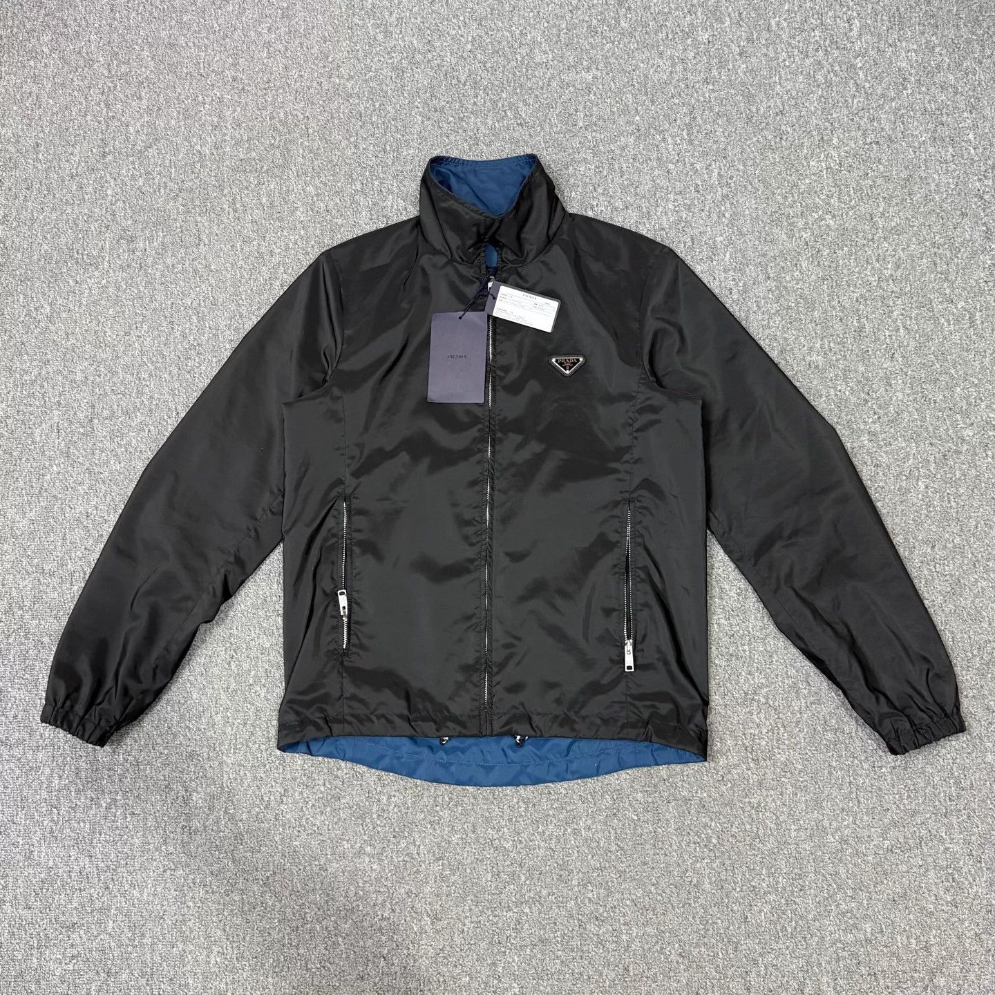 Prada Prada double face logo nylon jacket 48 new with tags Size US M / EU 48-50 / 2 - 1 Thumbnail