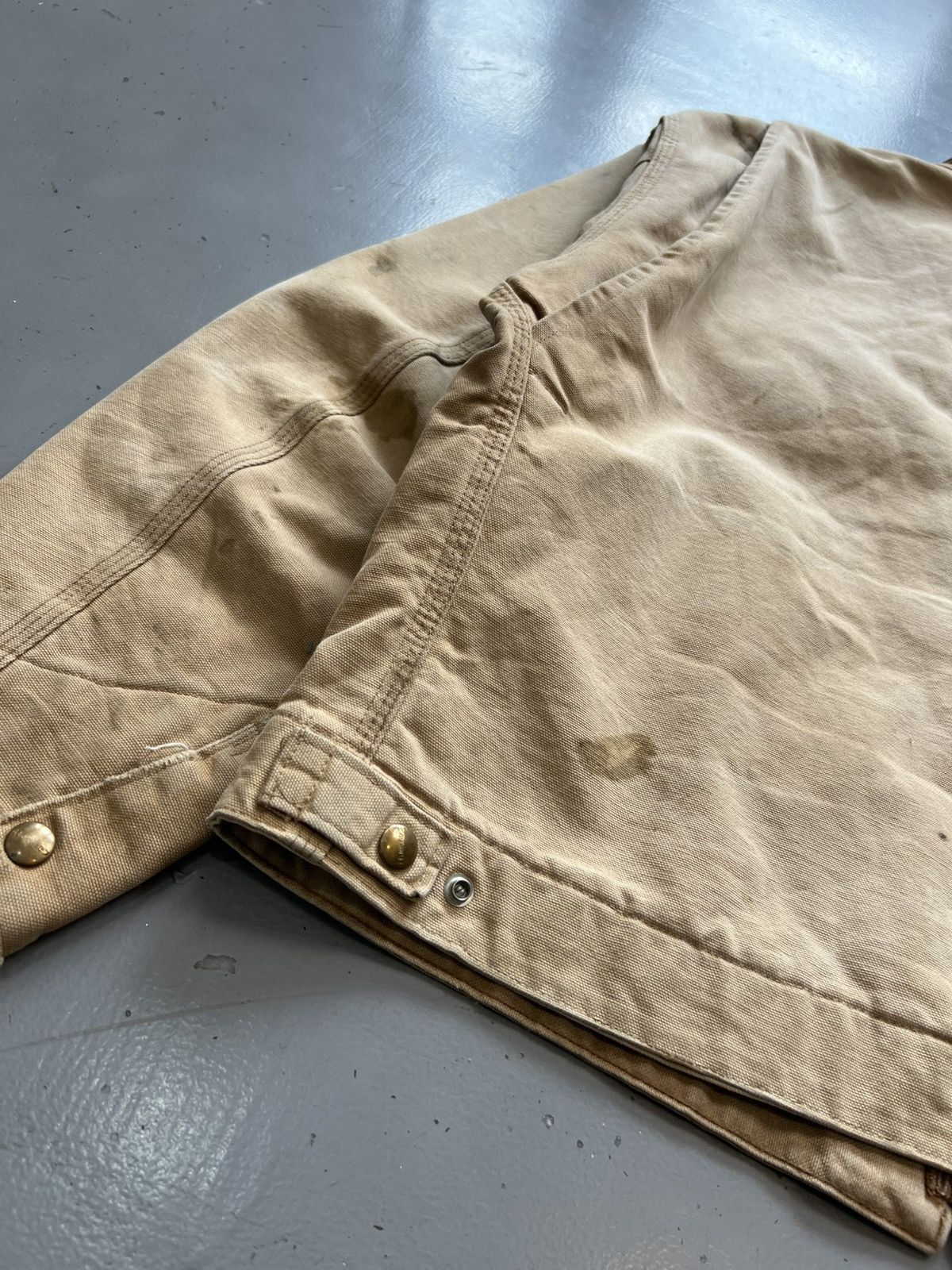 Carhartt × Vintage Dusty tan vintage carhartt quilted line Detroit - L Size US L / EU 52-54 / 3 - 8 Thumbnail