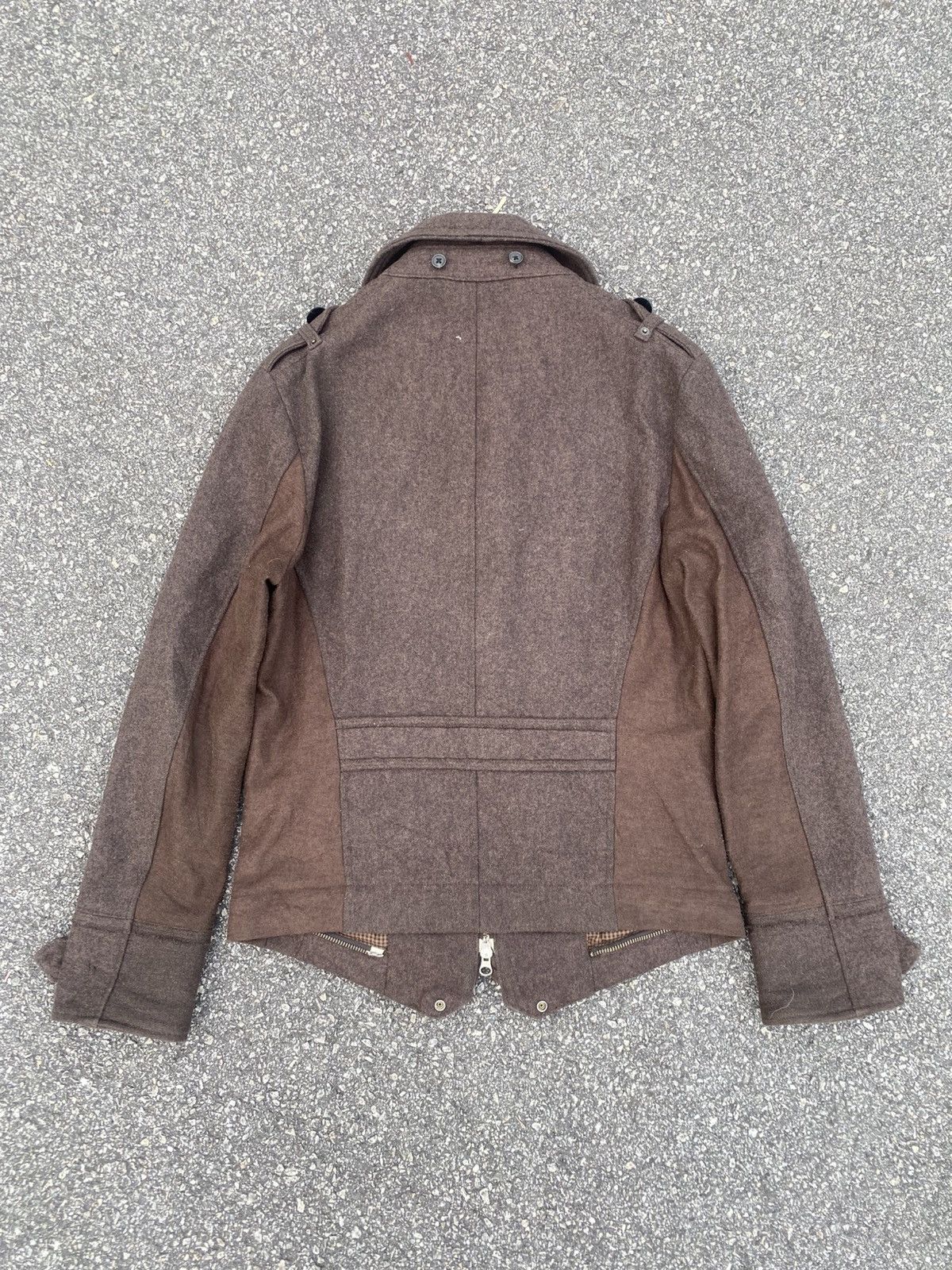Le Grande Bleu (L.G.B.) 2000s PPFM Napoleon Fur Wool Jacket Size US L / EU 52-54 / 3 - 4 Thumbnail