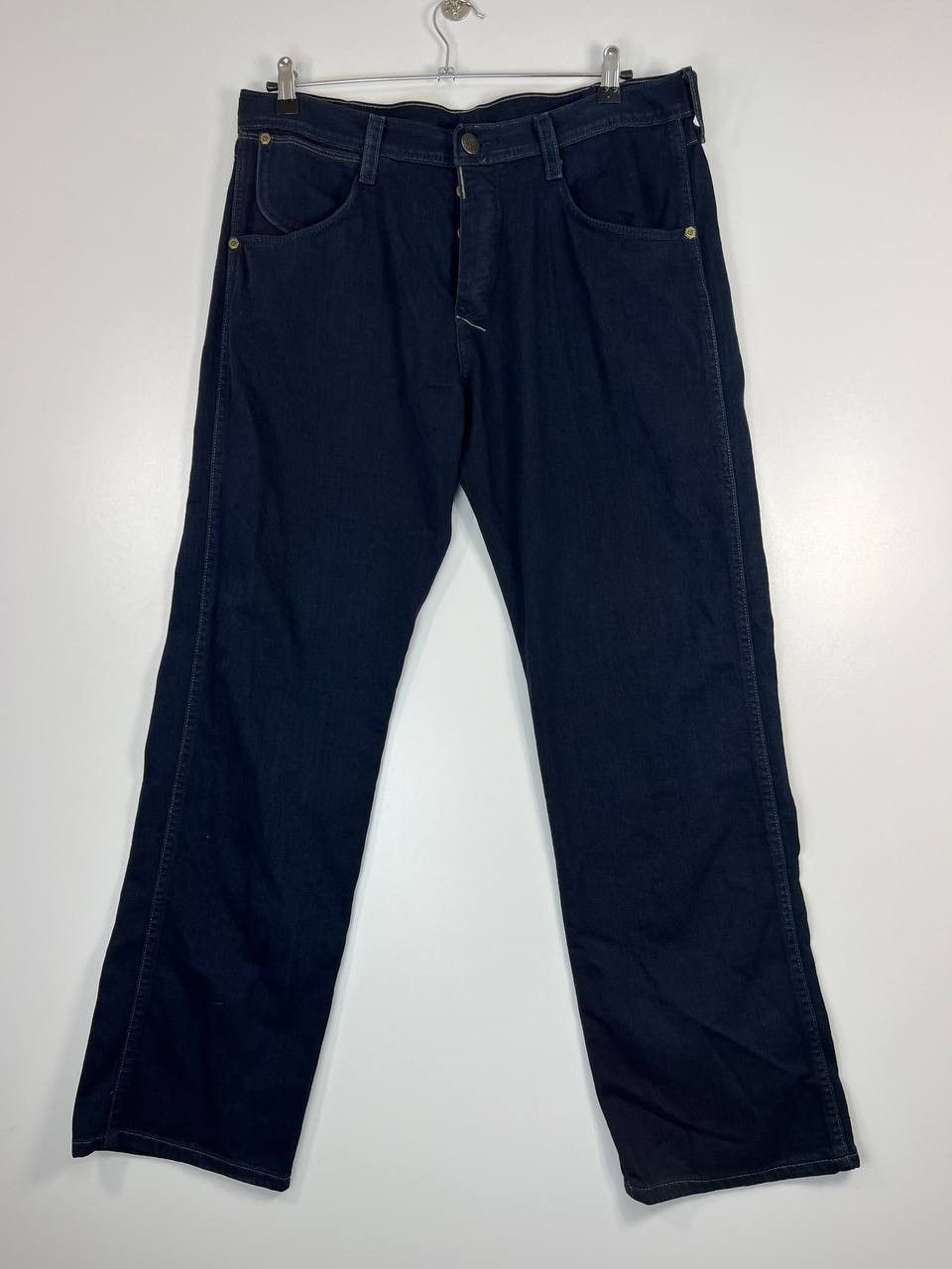 Wrangler Wrangler Dark Blue Denim Jeans Classic Fit W34 L Size US 34 / EU 50 - 1 Thumbnail