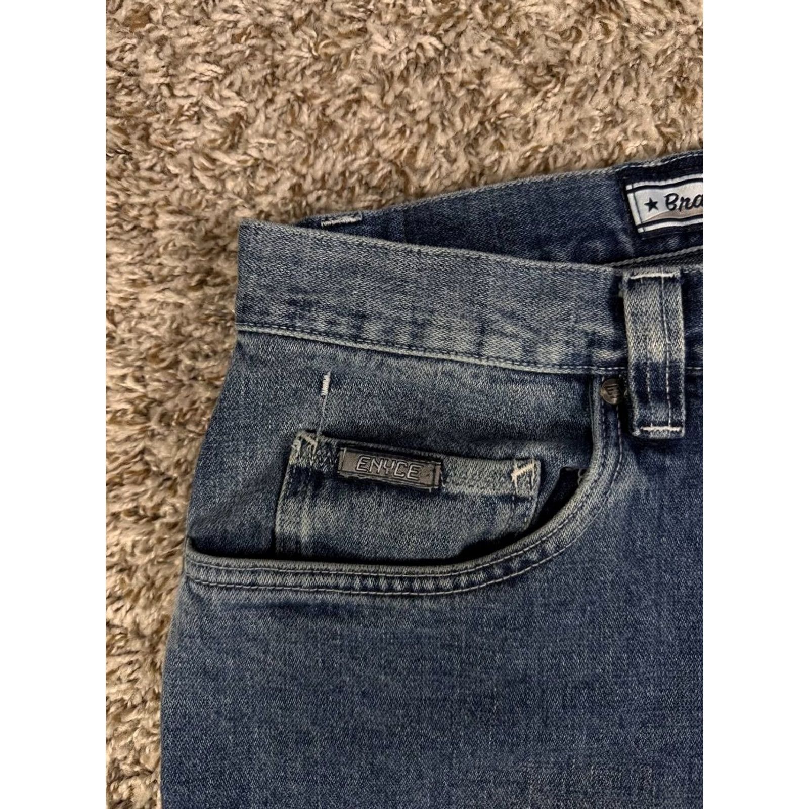 Enyce VINTAGE Enyce Jeans Size 34 Baggy Stitched Panel Y2K Hip Hop Skate 2000s Size US 34 / EU 50 - 5 Thumbnail