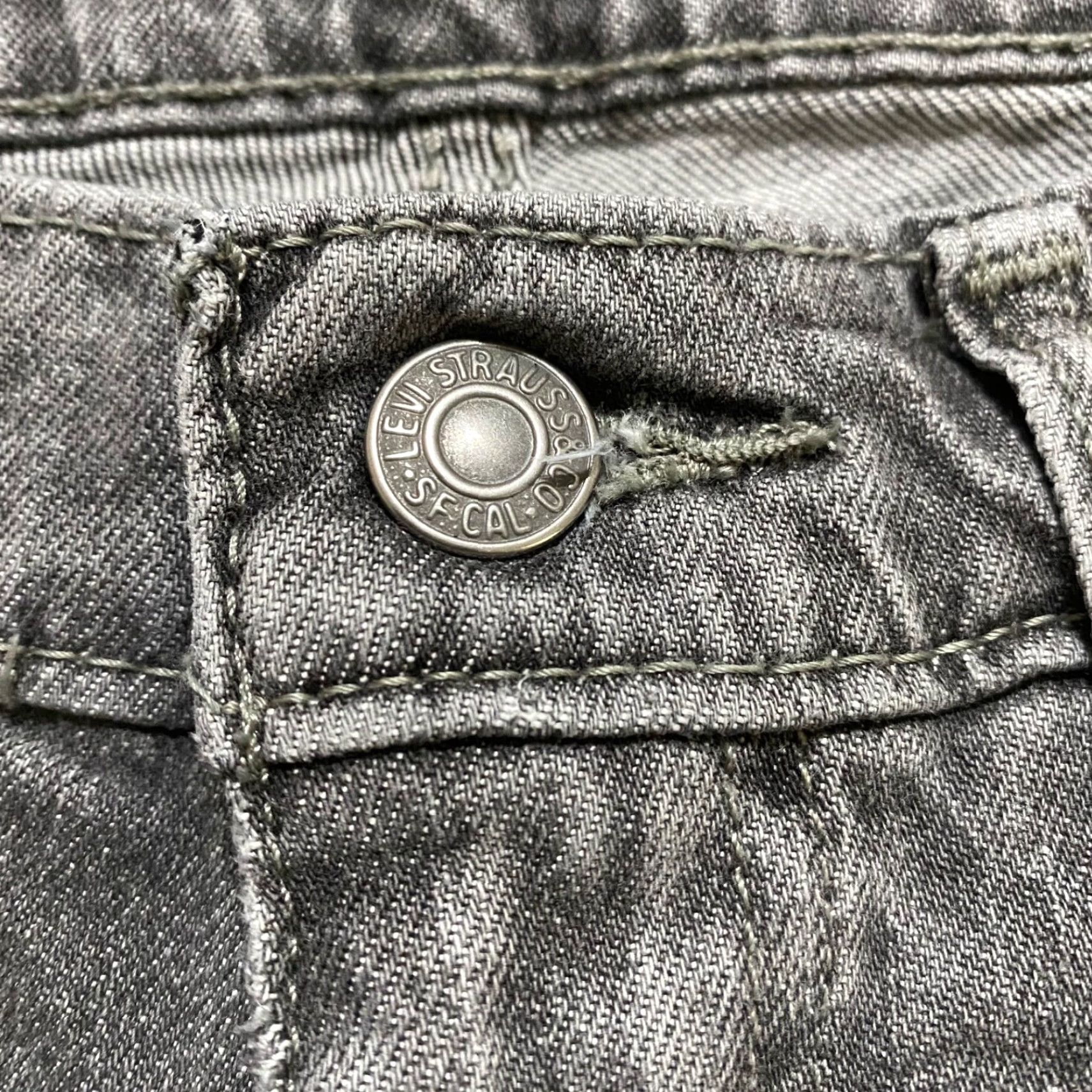 Levi's Levi's Jeans 531 Mens 32x30 Gray Denim Straight Medium Wash Athletic Slim Shirt Size US 30 / EU 46 - 6 Thumbnail