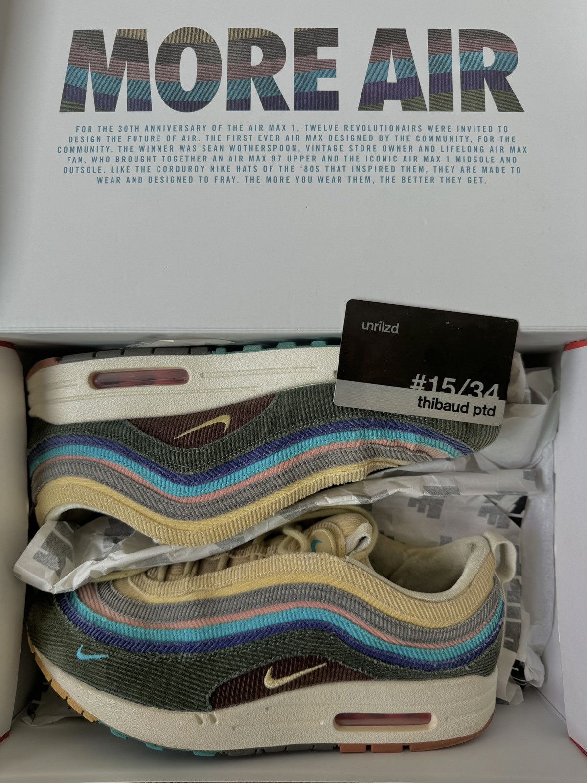 Nike Nike Air Max 1/97 Sean Wotherspoon Size US 8 / EU 41 - 1 Thumbnail