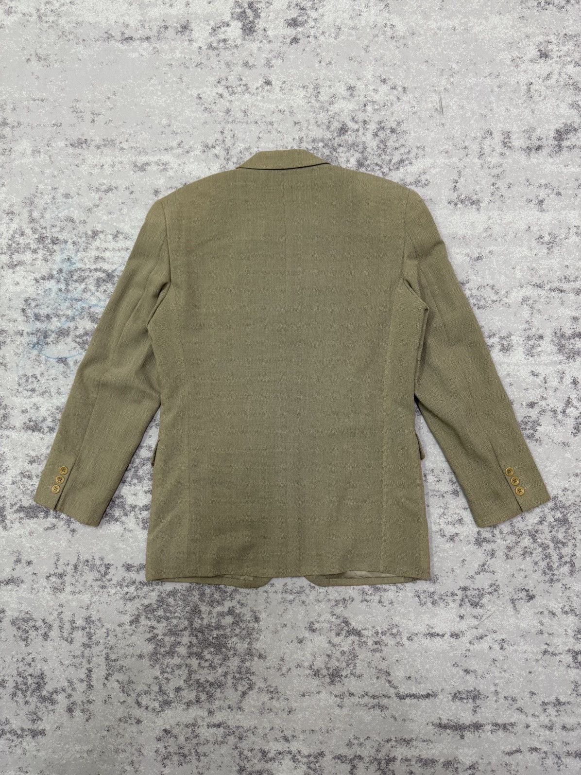 Kenzo VINTAGE 90s KENZO HOMME LINEN BLAZER Size 40S - 12 Thumbnail